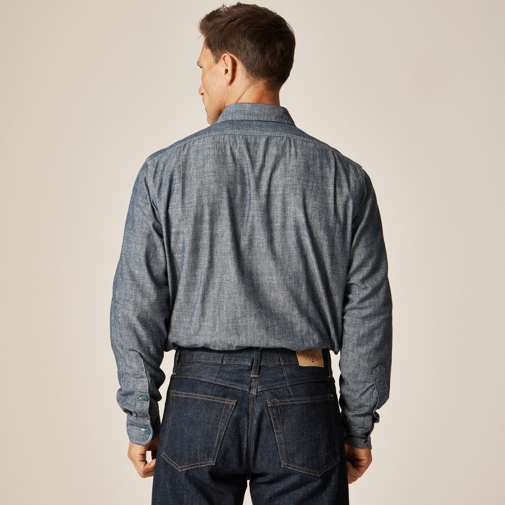 Wallace & Barnes Japanese selvedge chambray workshirt