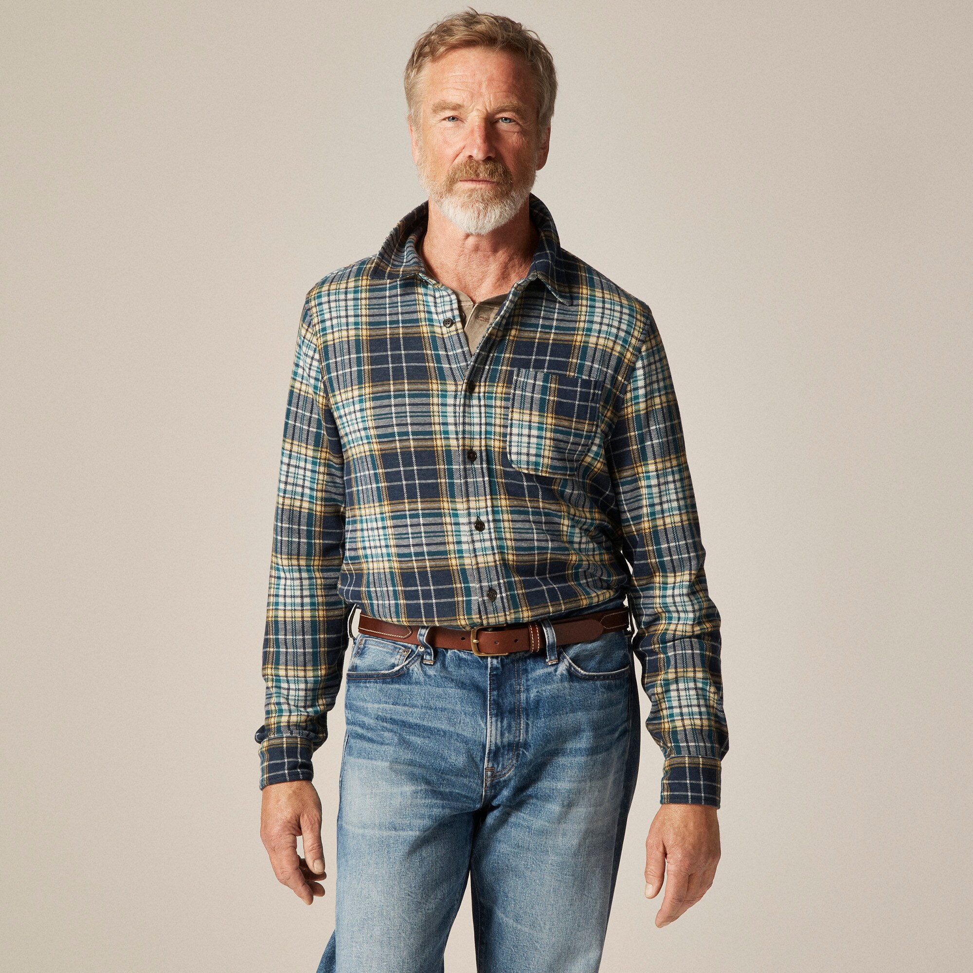 Lightweight Seaboard soft-knit shirt