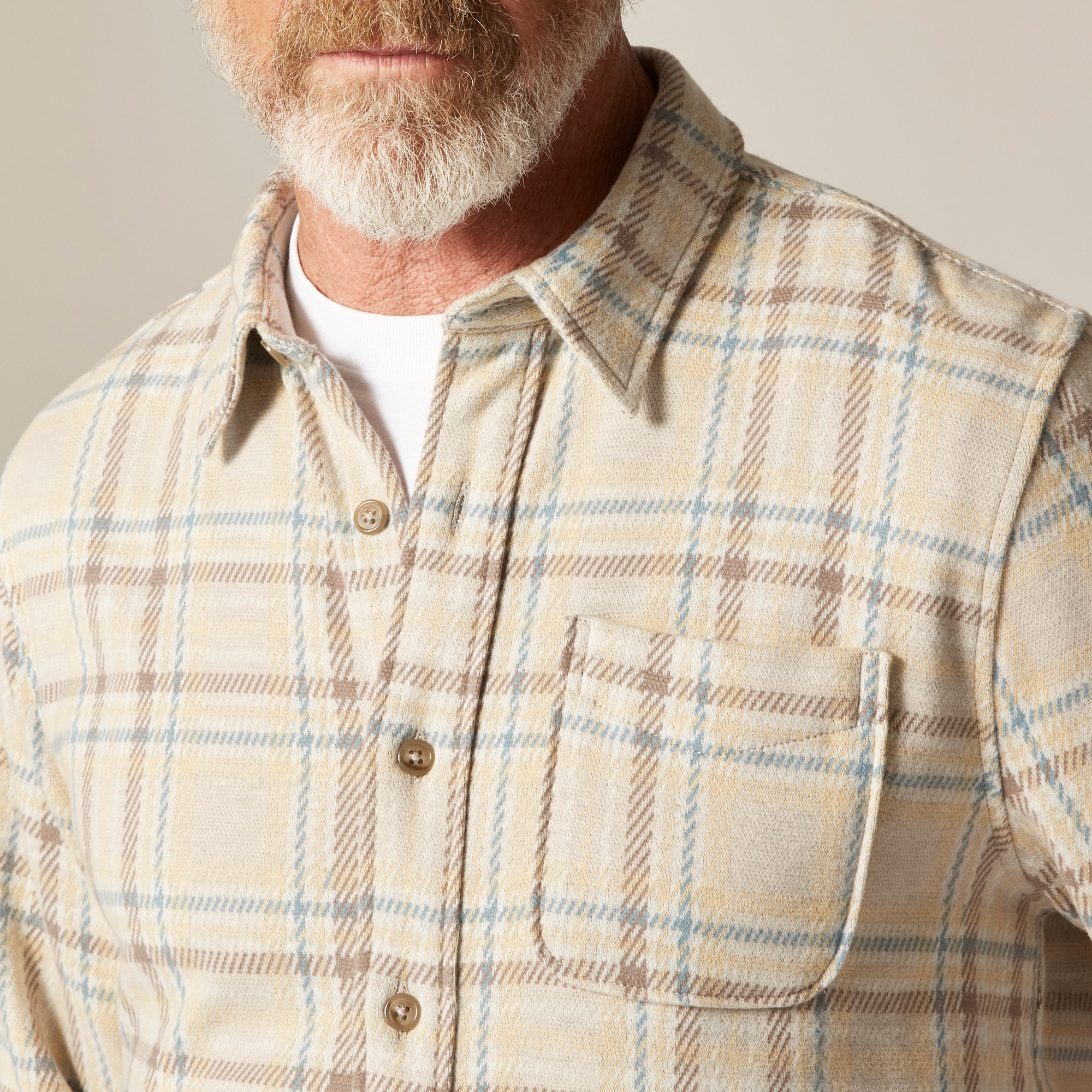 Lightweight Seaboard soft-knit shirt