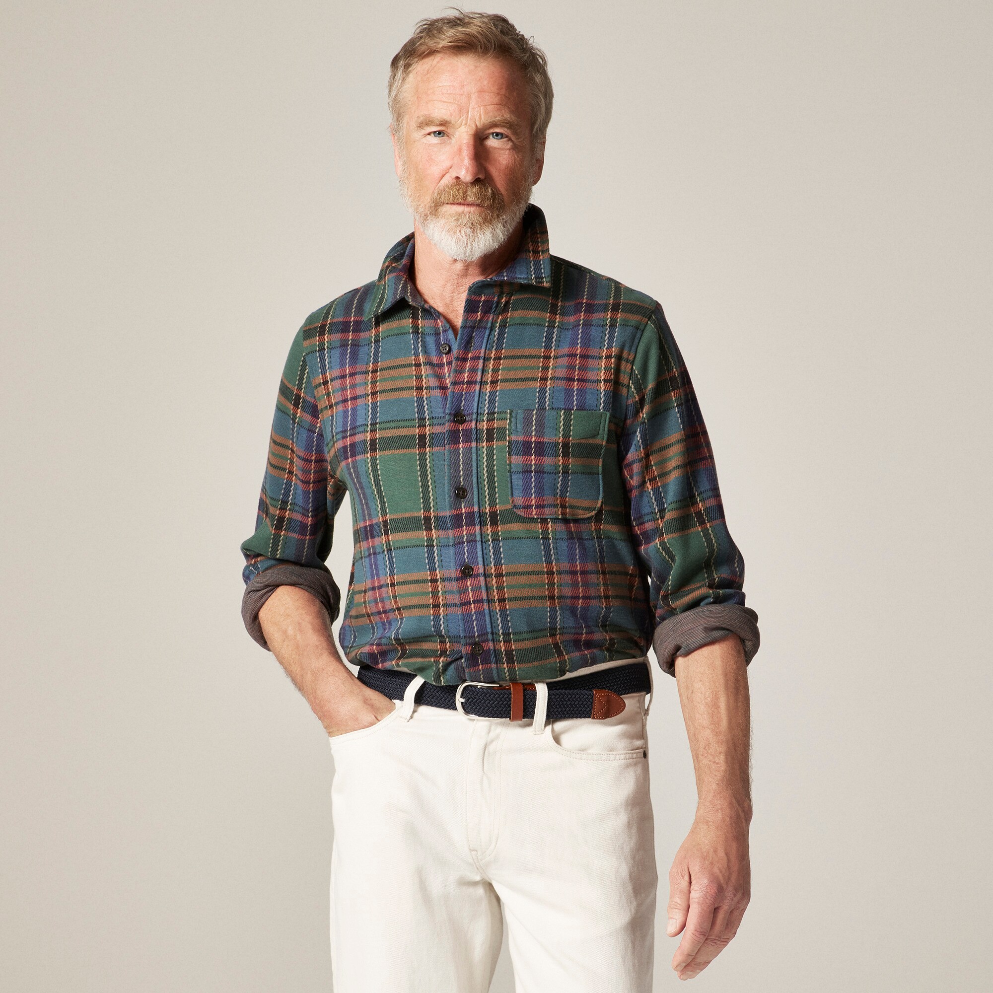 Lightweight Seaboard soft-knit shirt