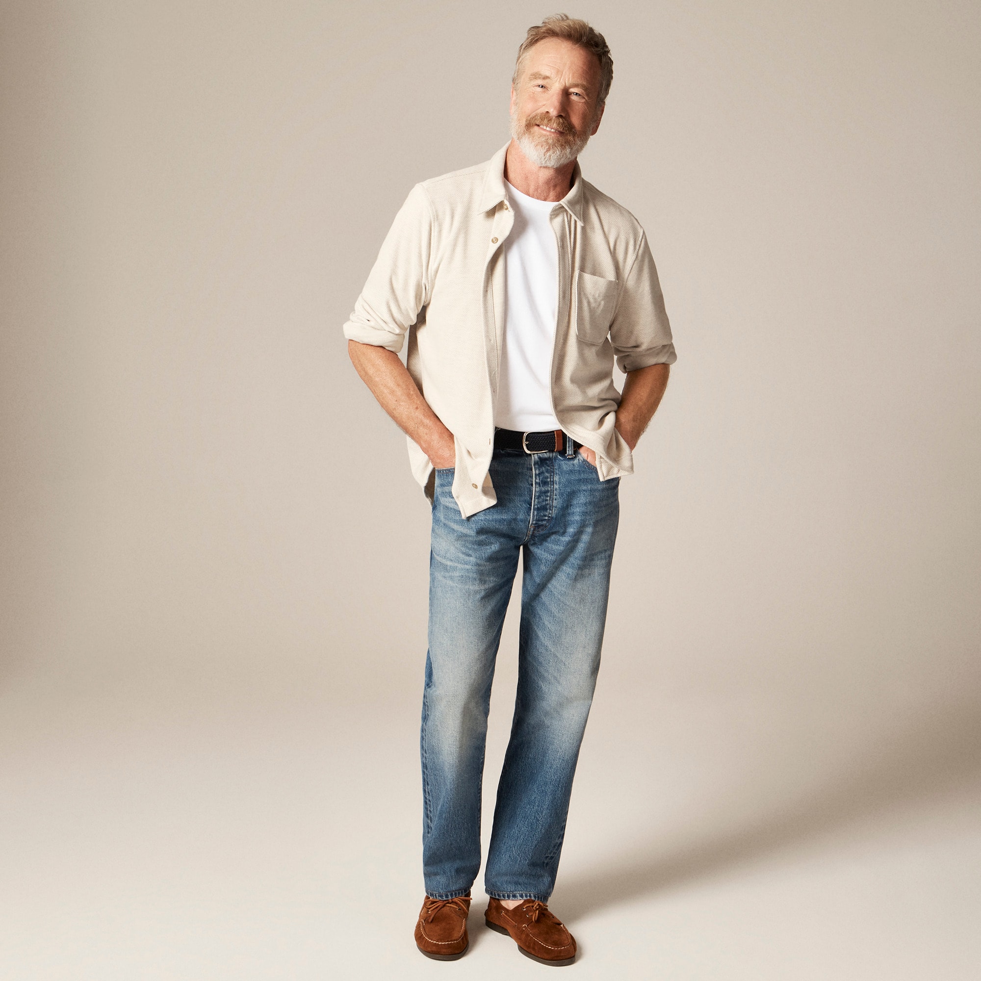 Lightweight Seaboard soft-knit shirt