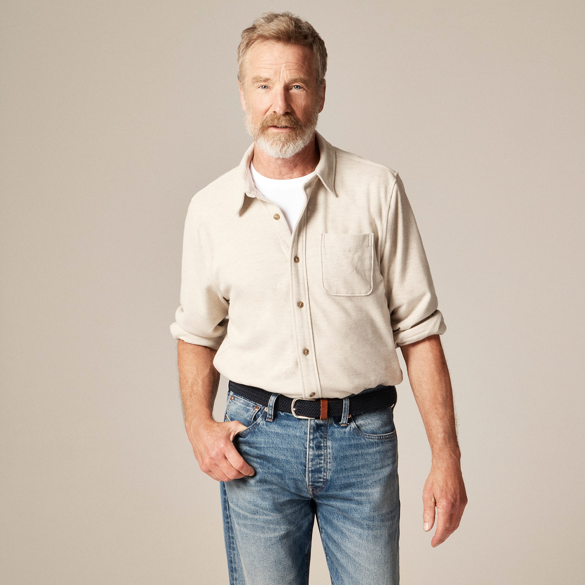 Lightweight Seaboard soft-knit shirt