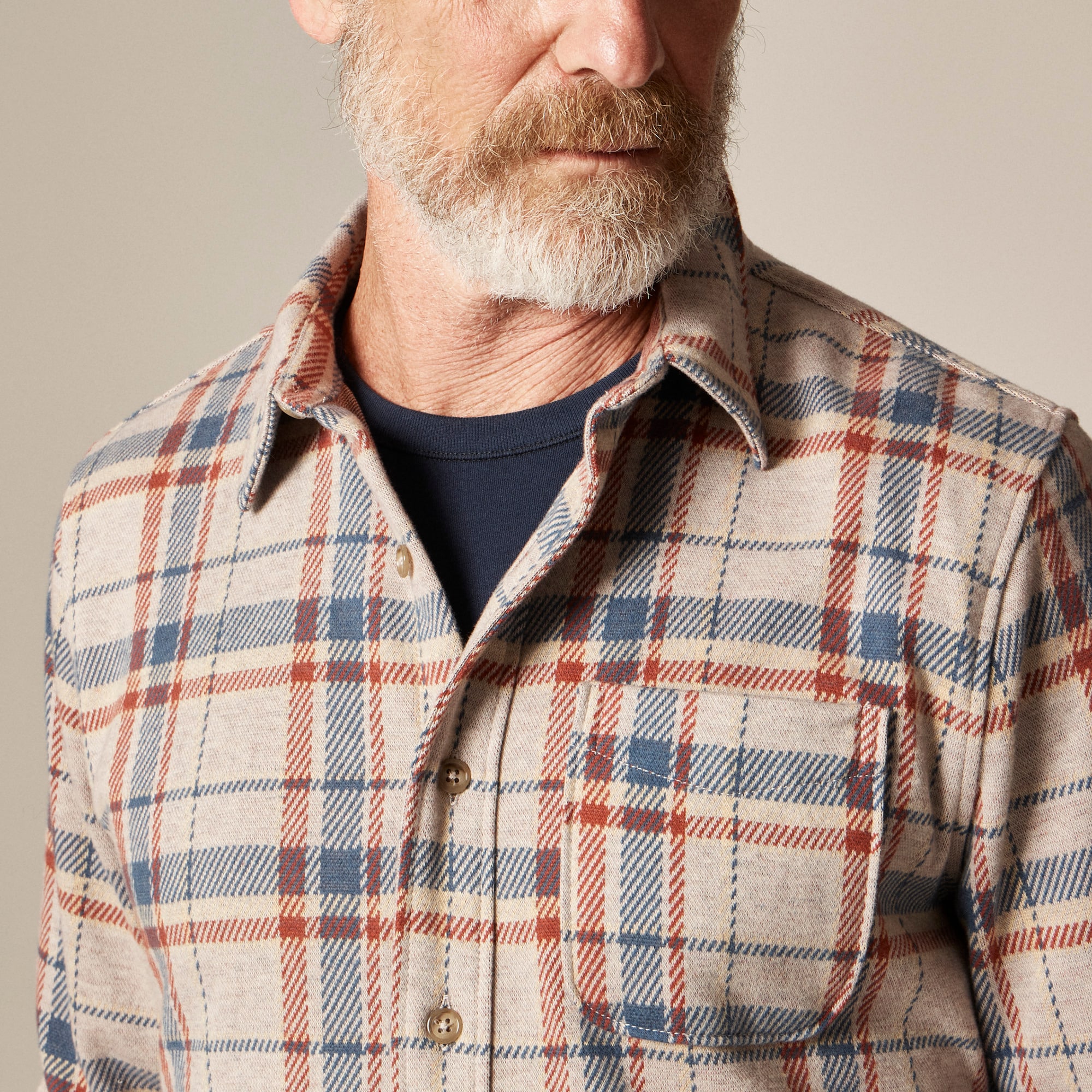 Lightweight Seaboard soft-knit shirt