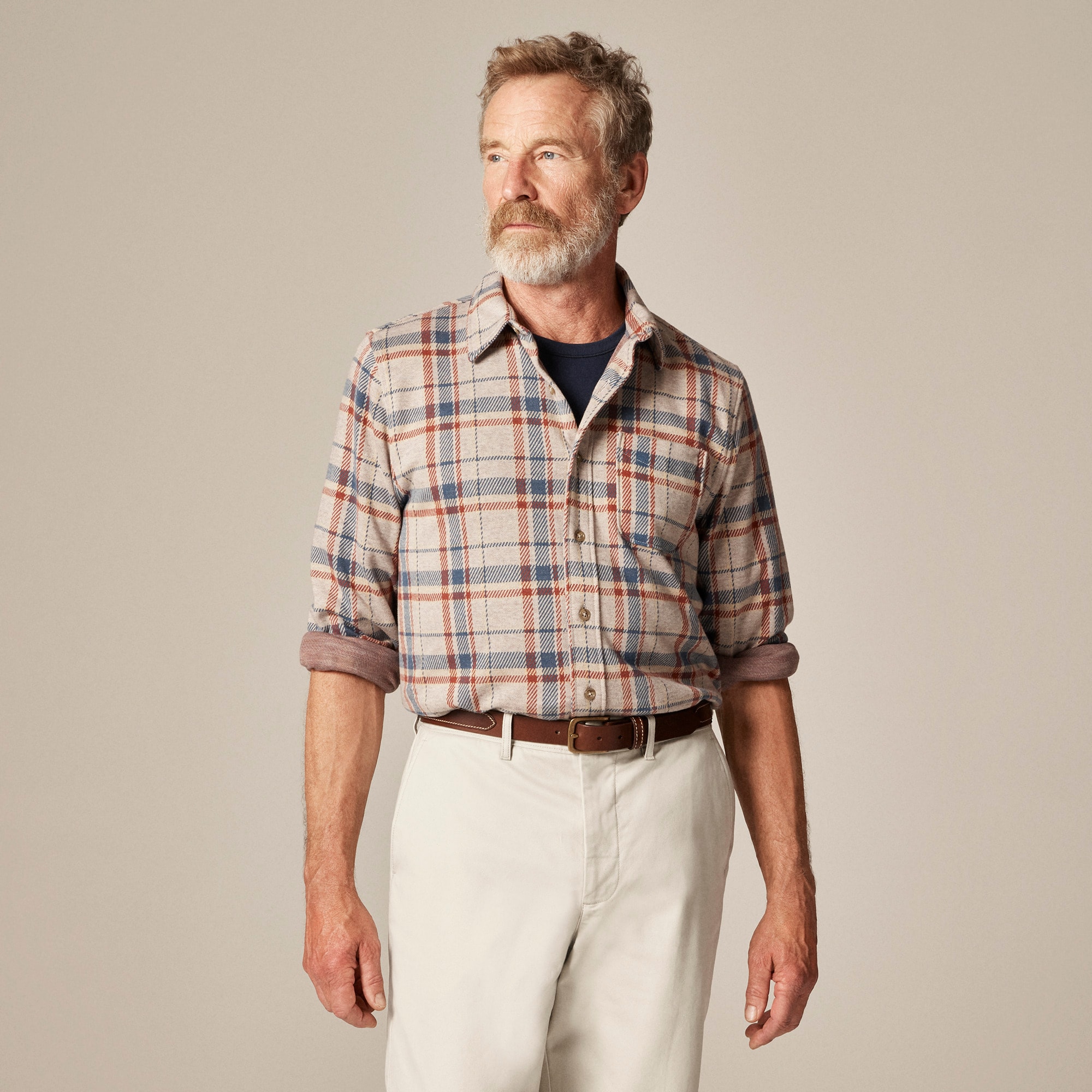 Lightweight Seaboard soft-knit shirt