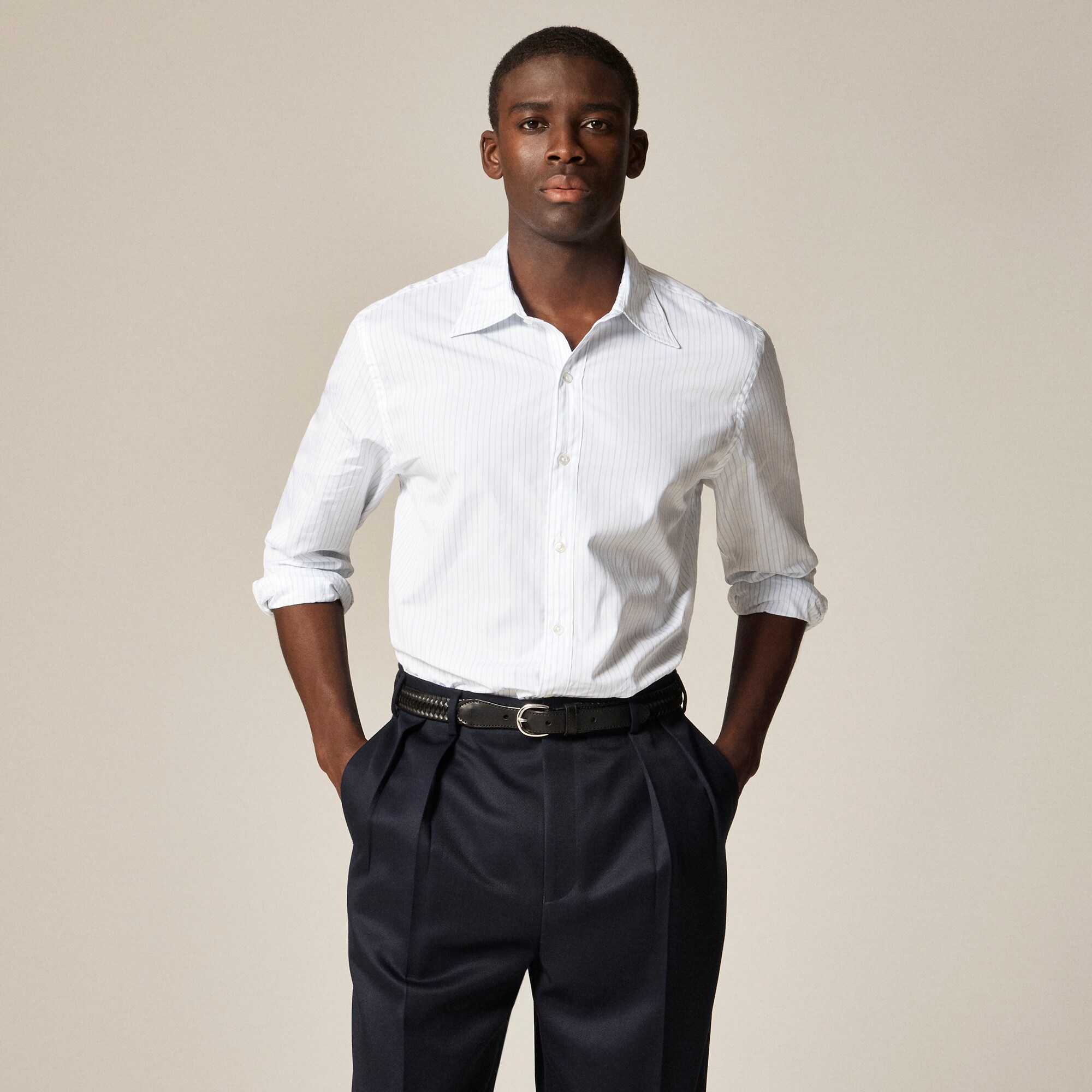  Portuguese cotton poplin shirt