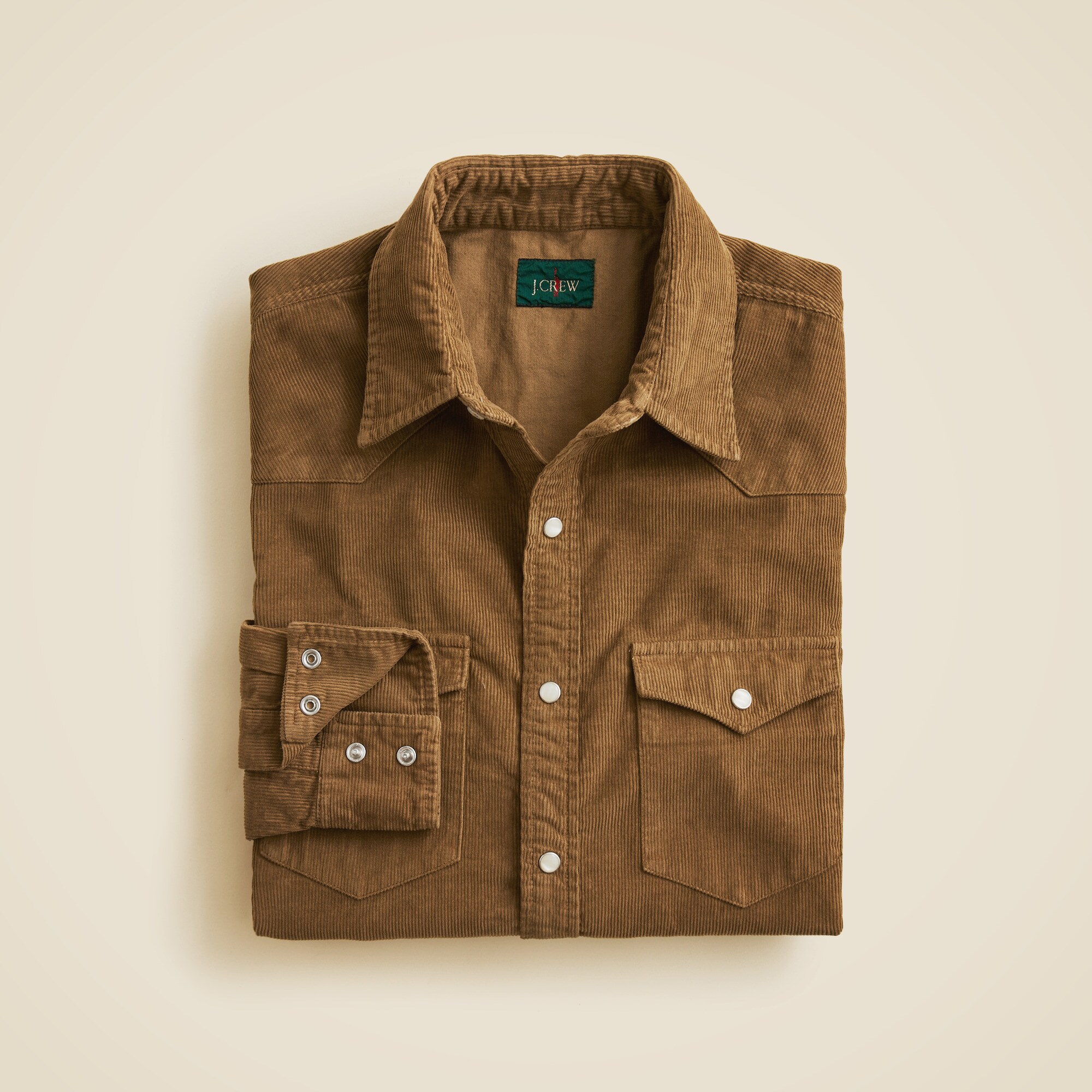 mens Western 14-wale corduroy shirt