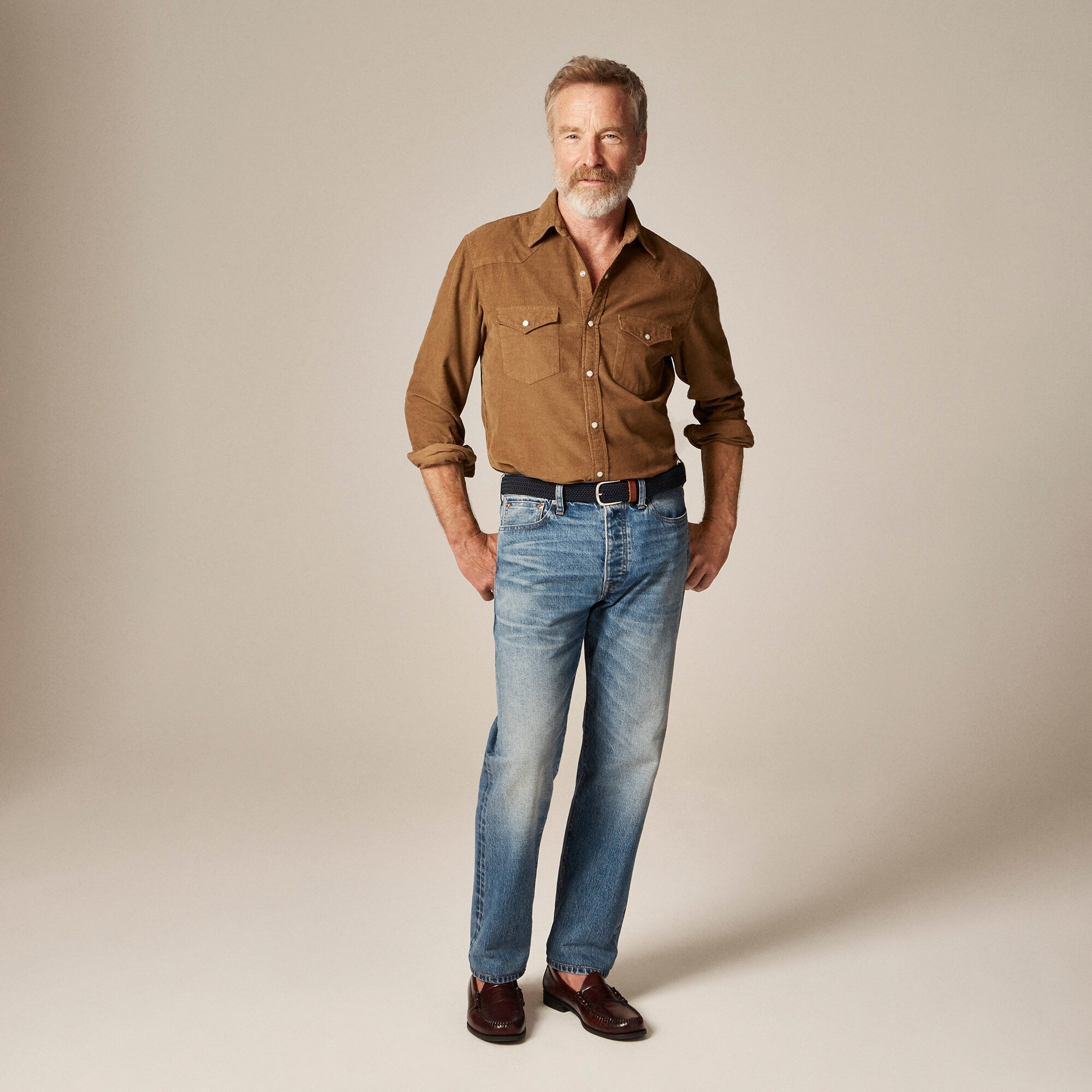 Western 14-wale corduroy shirt
