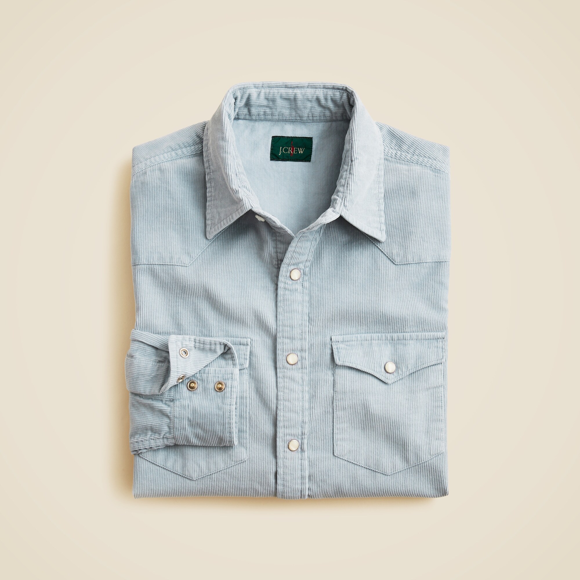 Western 14-wale Corduroy Shirt For Men