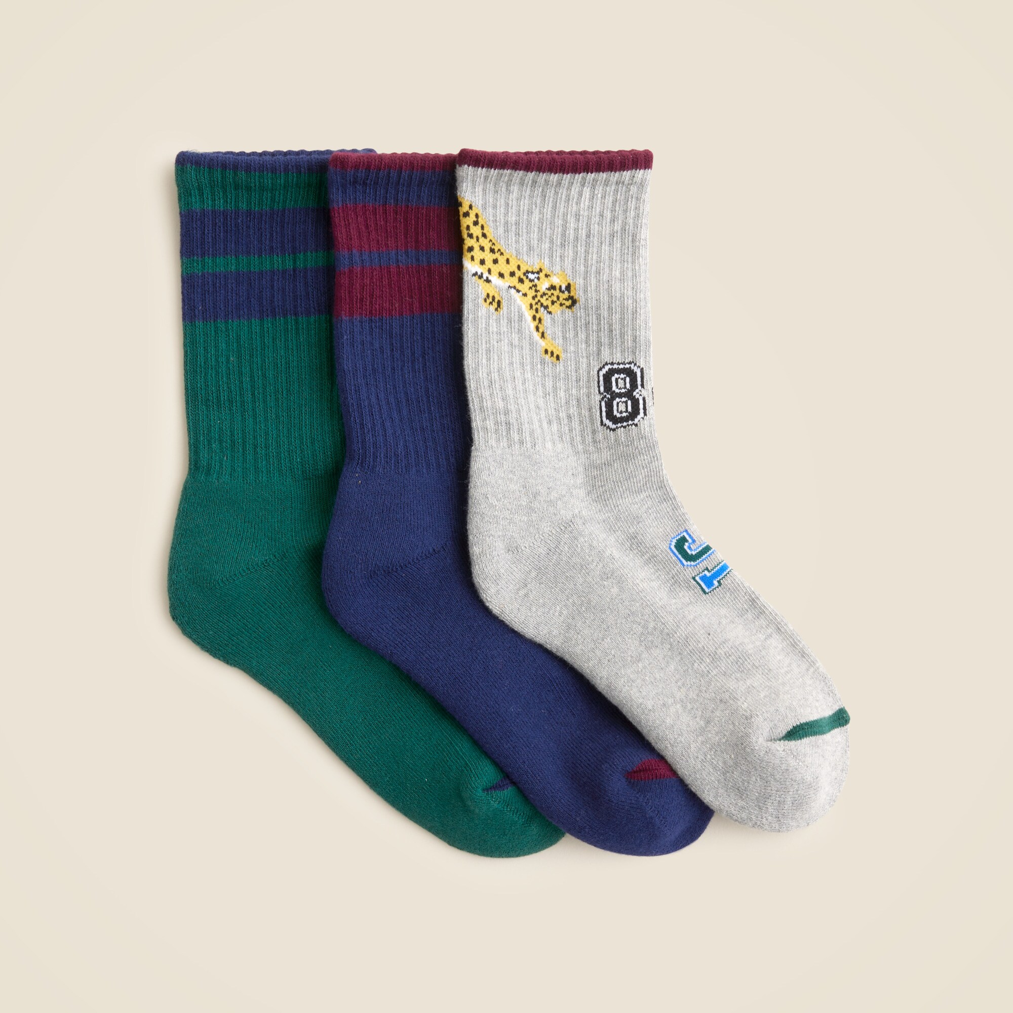 Kids' trouser socks three-pack