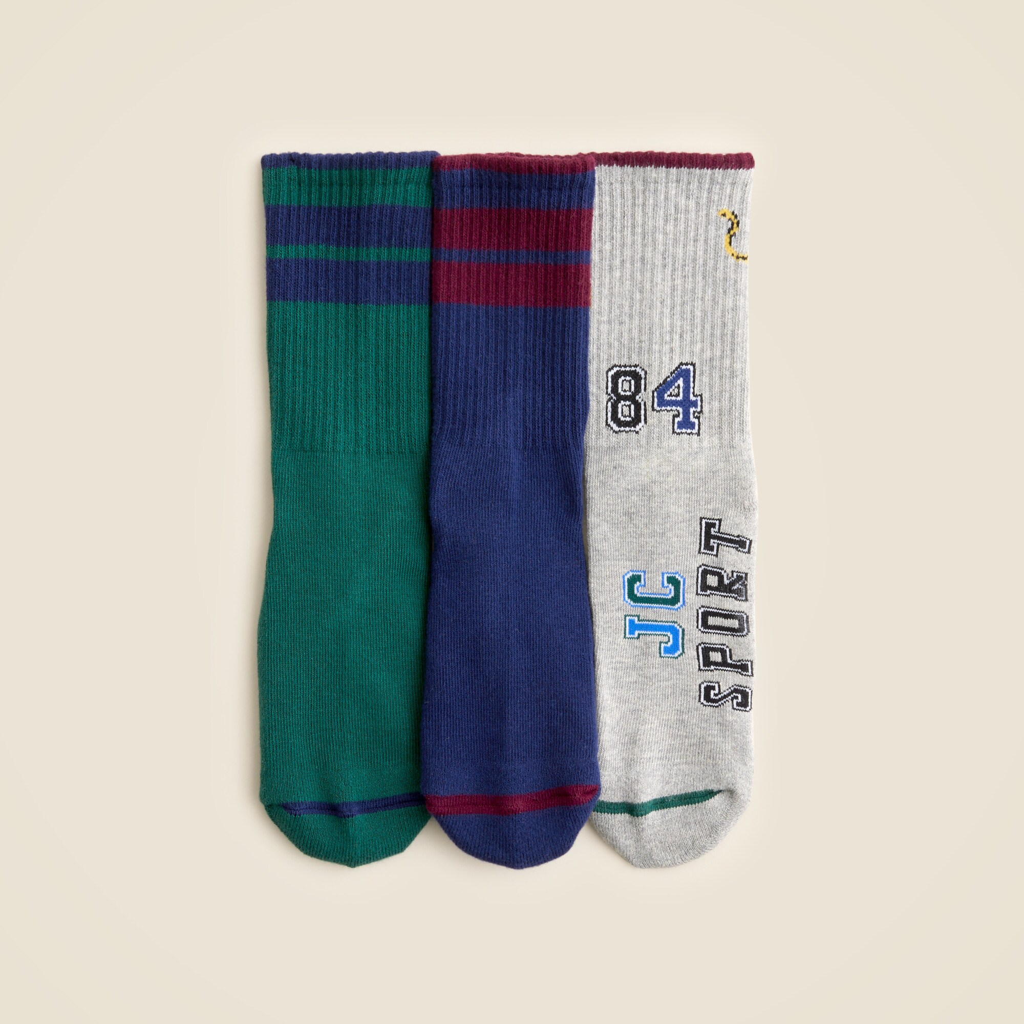 Kids' trouser socks three-pack