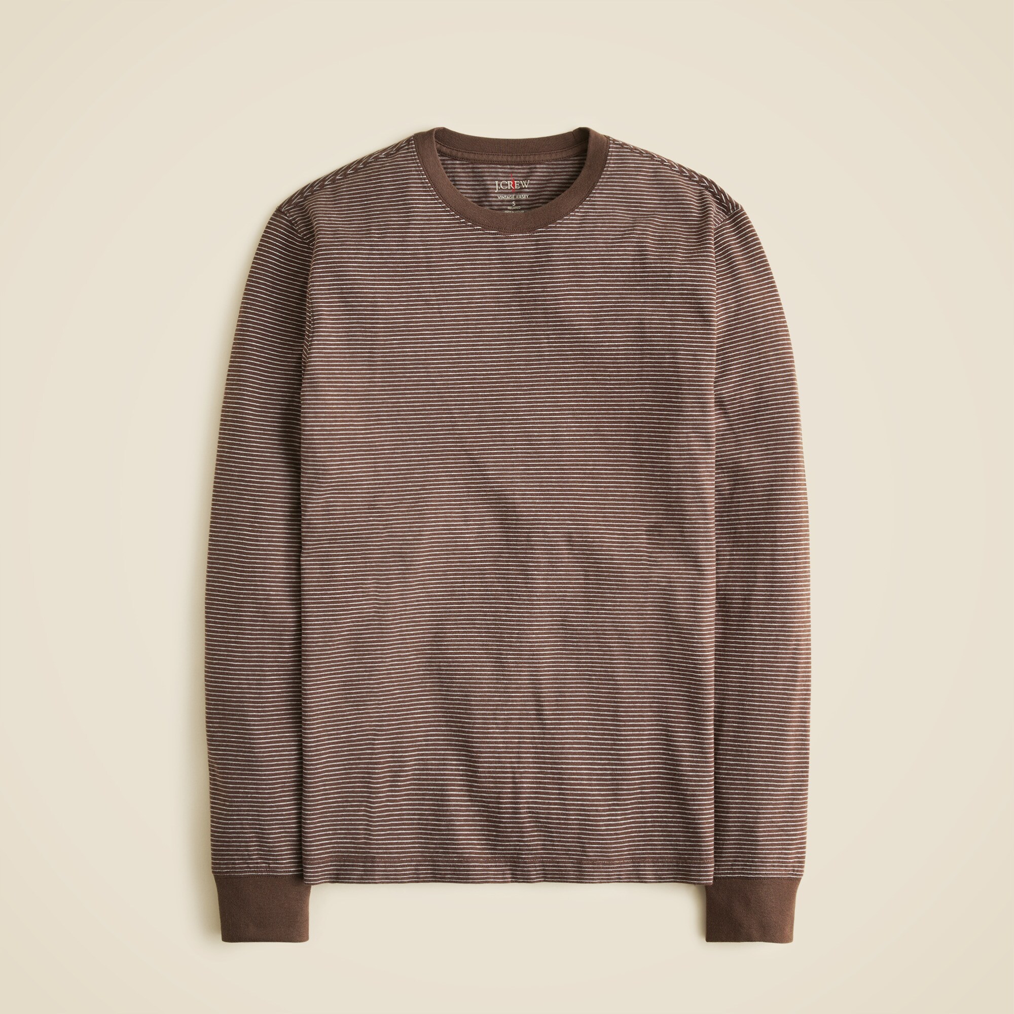 Vintage-wash cotton henley