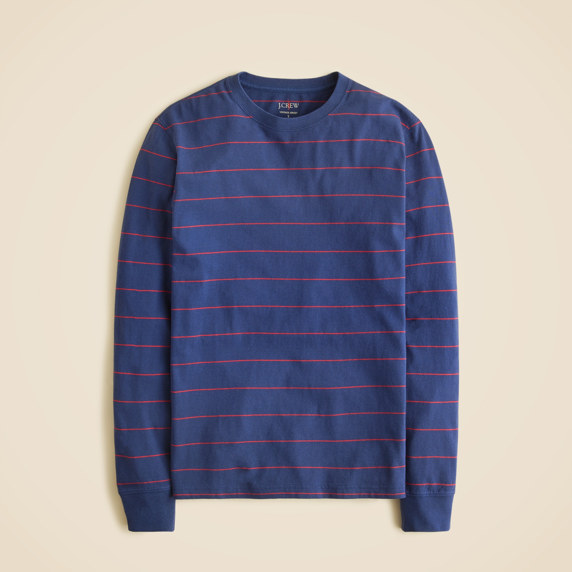 Long-sleeve textured sweater-tee