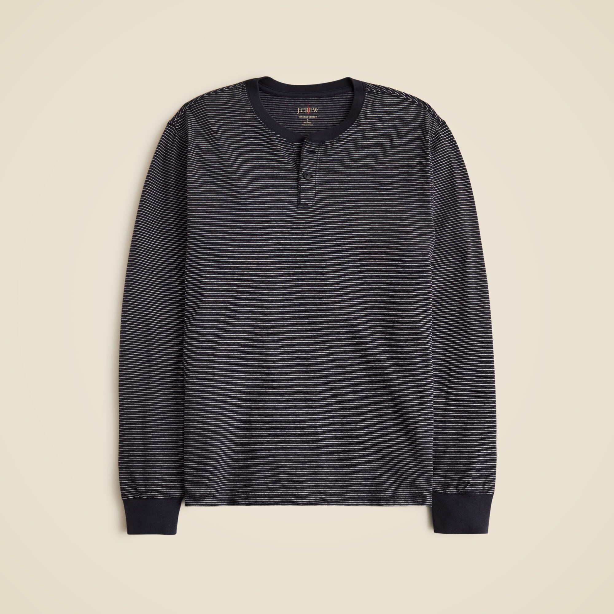 Jacquard Rib-knit Henley For Men | J.Crew