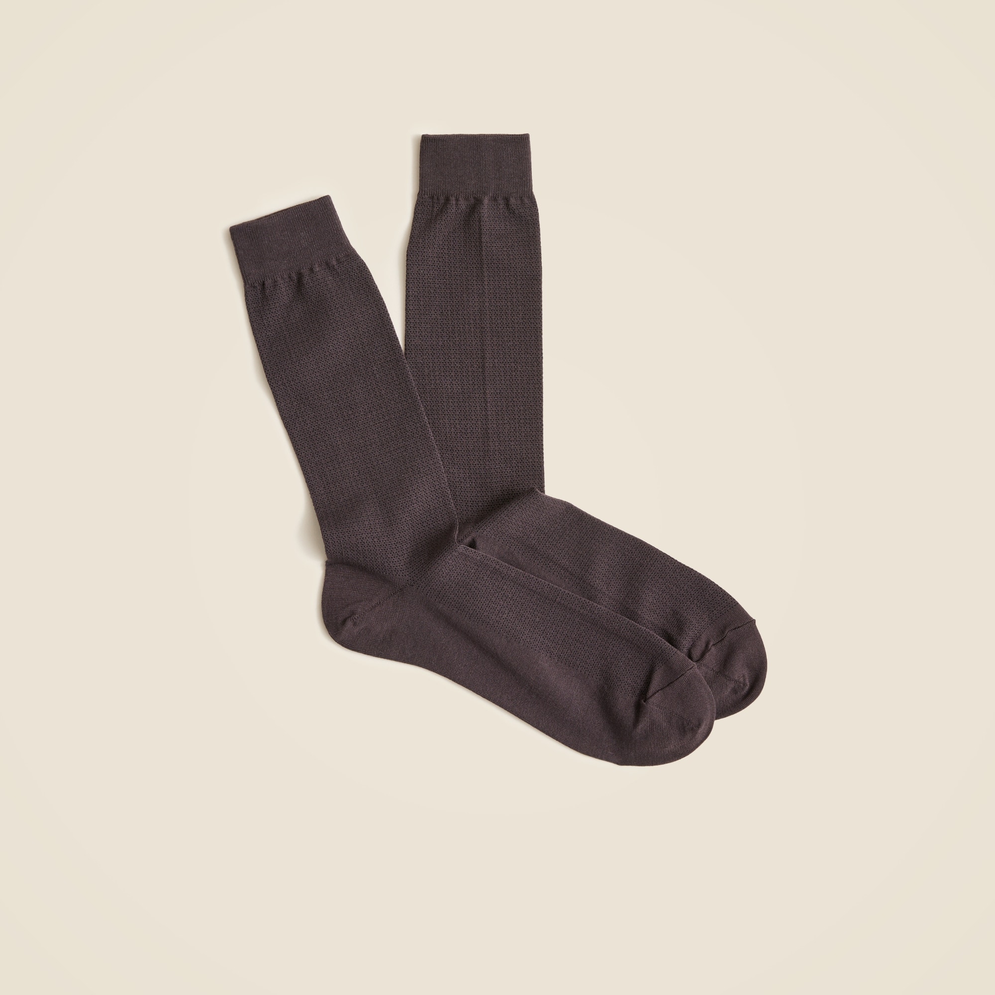 Textured jacquard dress socks