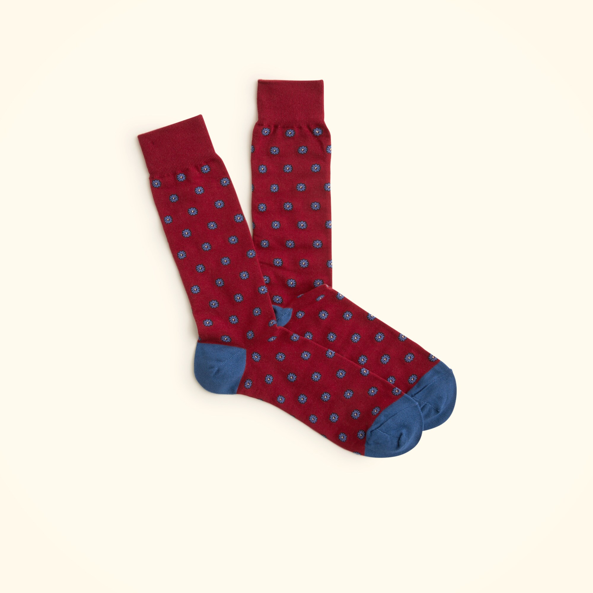mens Flower critter socks