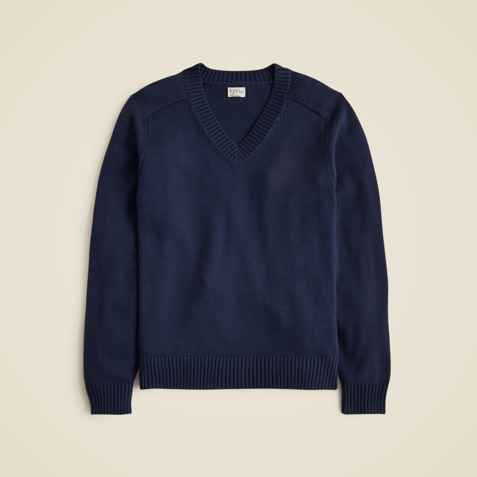 Heritage cotton V-neck sweater