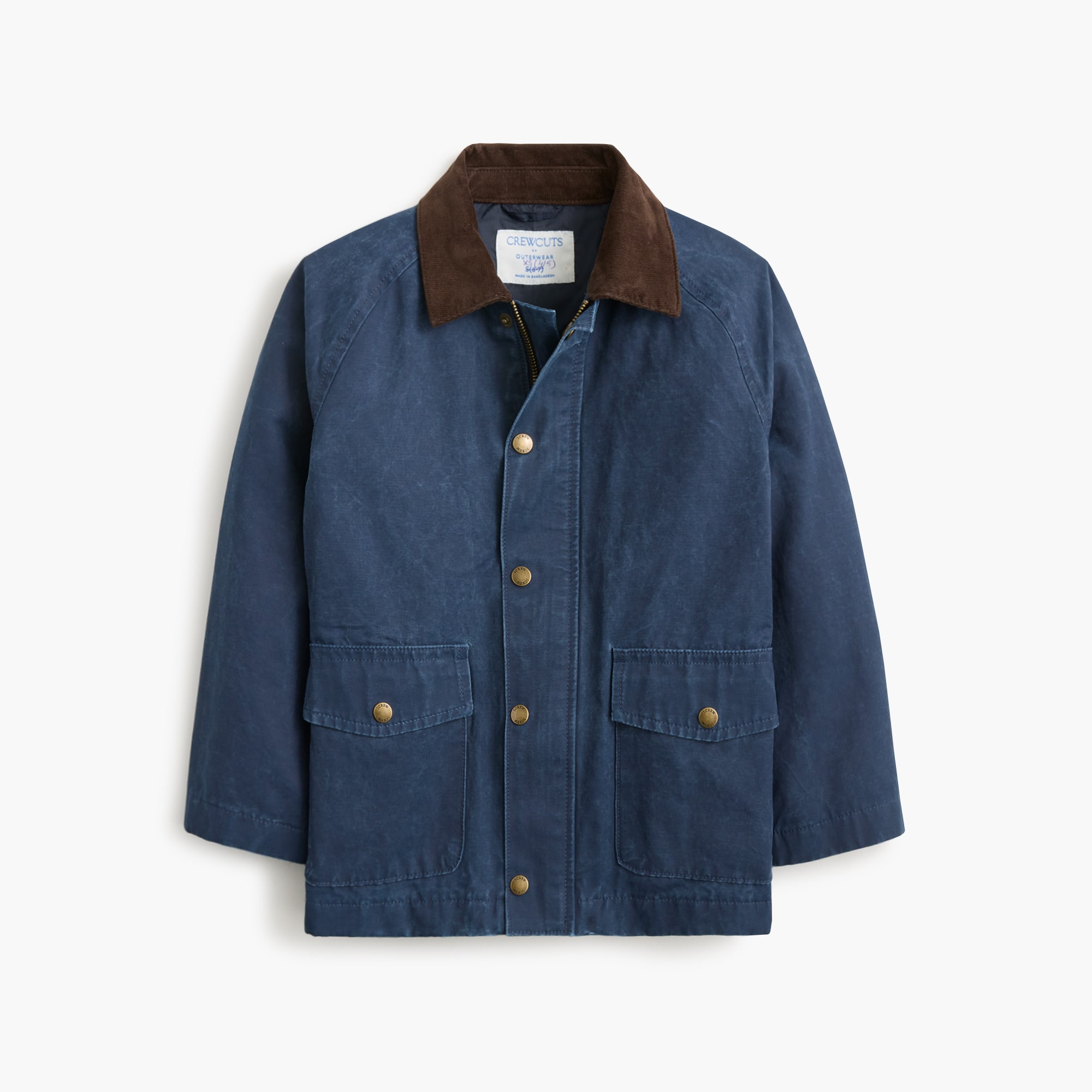 Kids' waxed work jacket