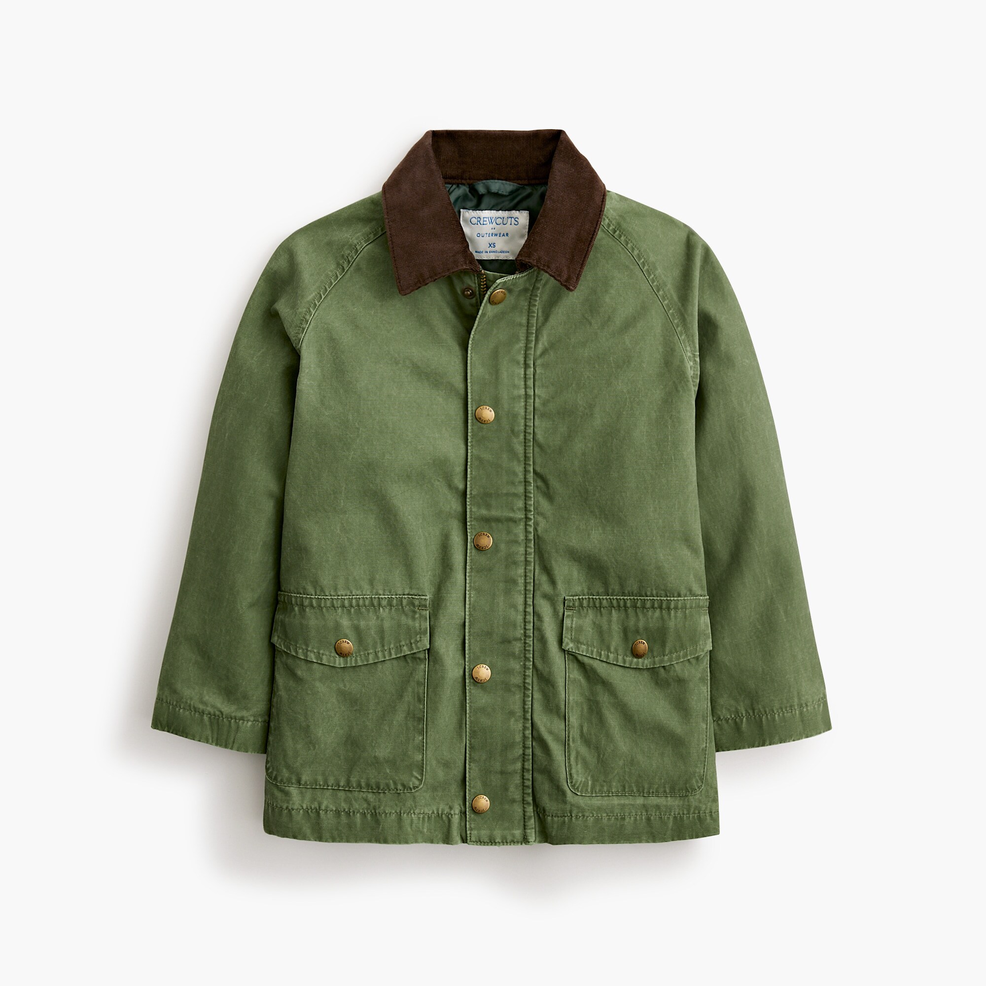 Kids' Waxed Work Jacket For Boys | Factory
