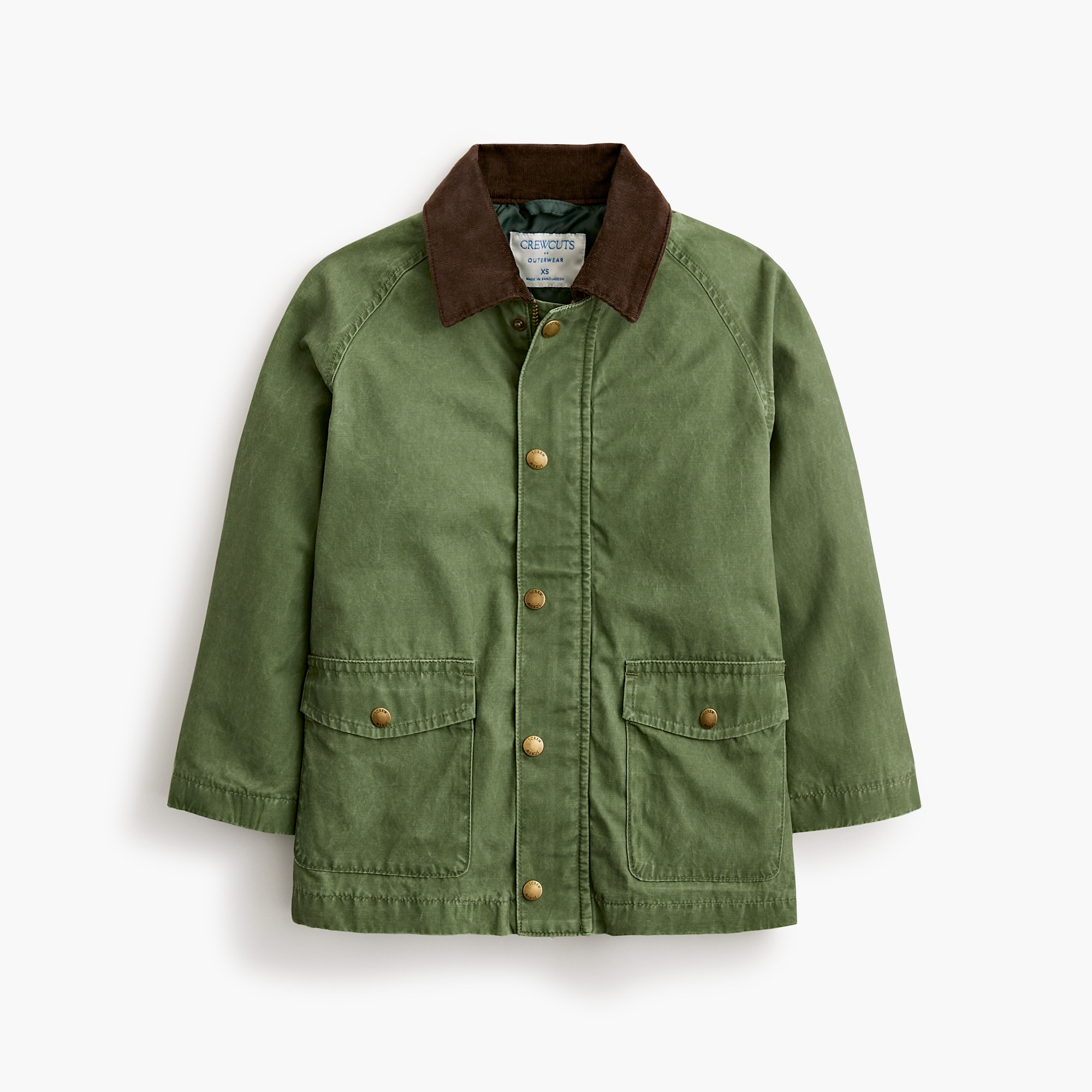kids' waxed work jacket for boys
