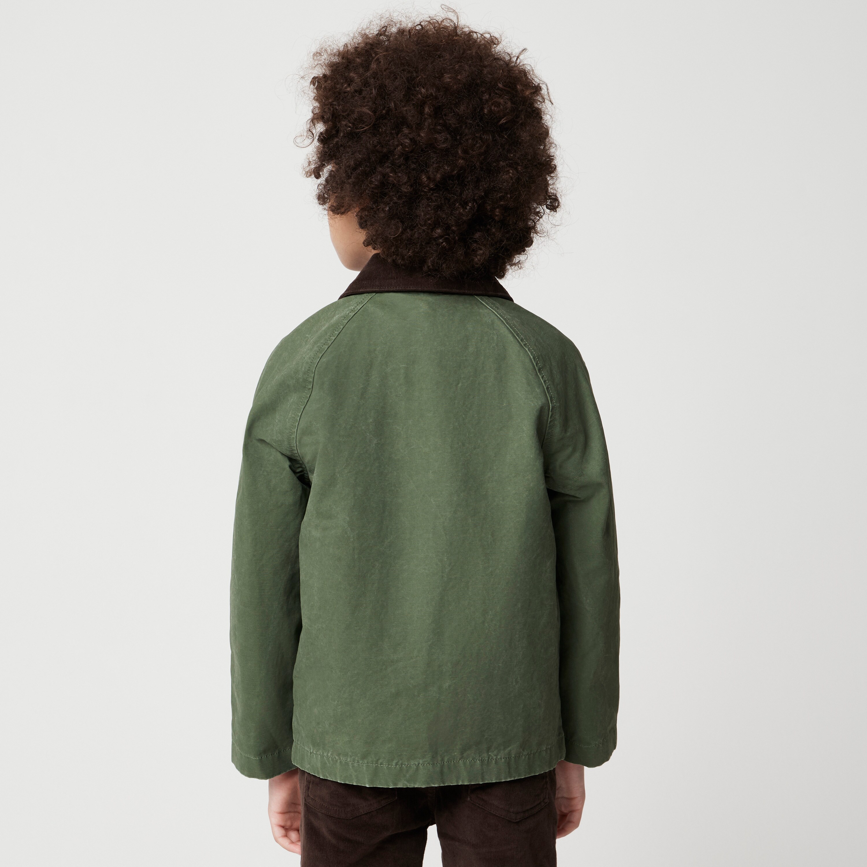 Kids' waxed work jacket