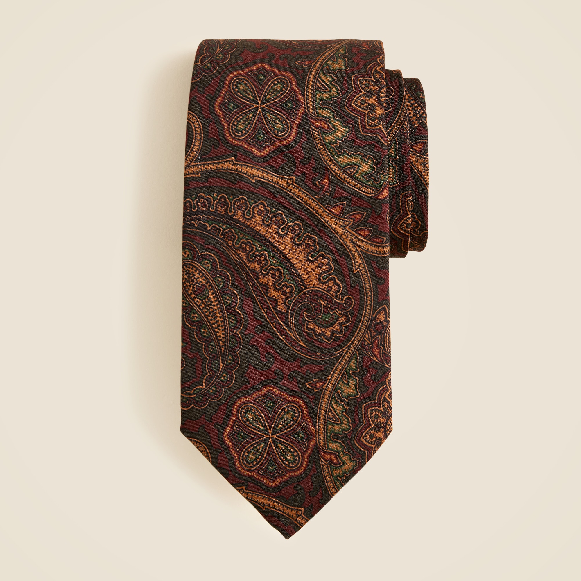 Italian wool tie in paisley from J.Crew - $80.99