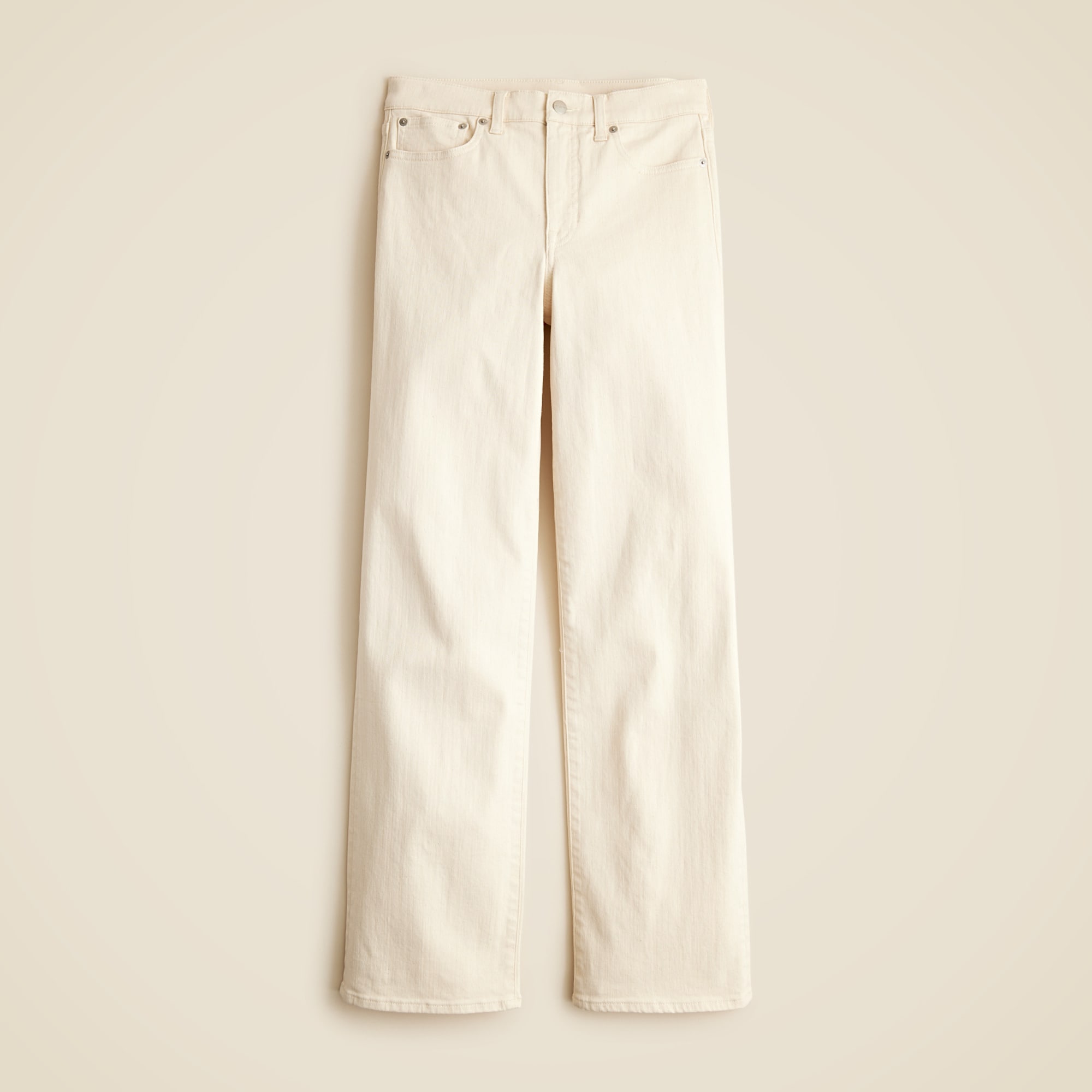 Full-length slim-wide jean