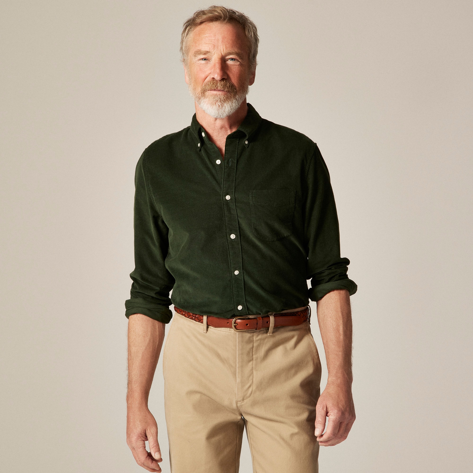  Fine-wale corduroy shirt