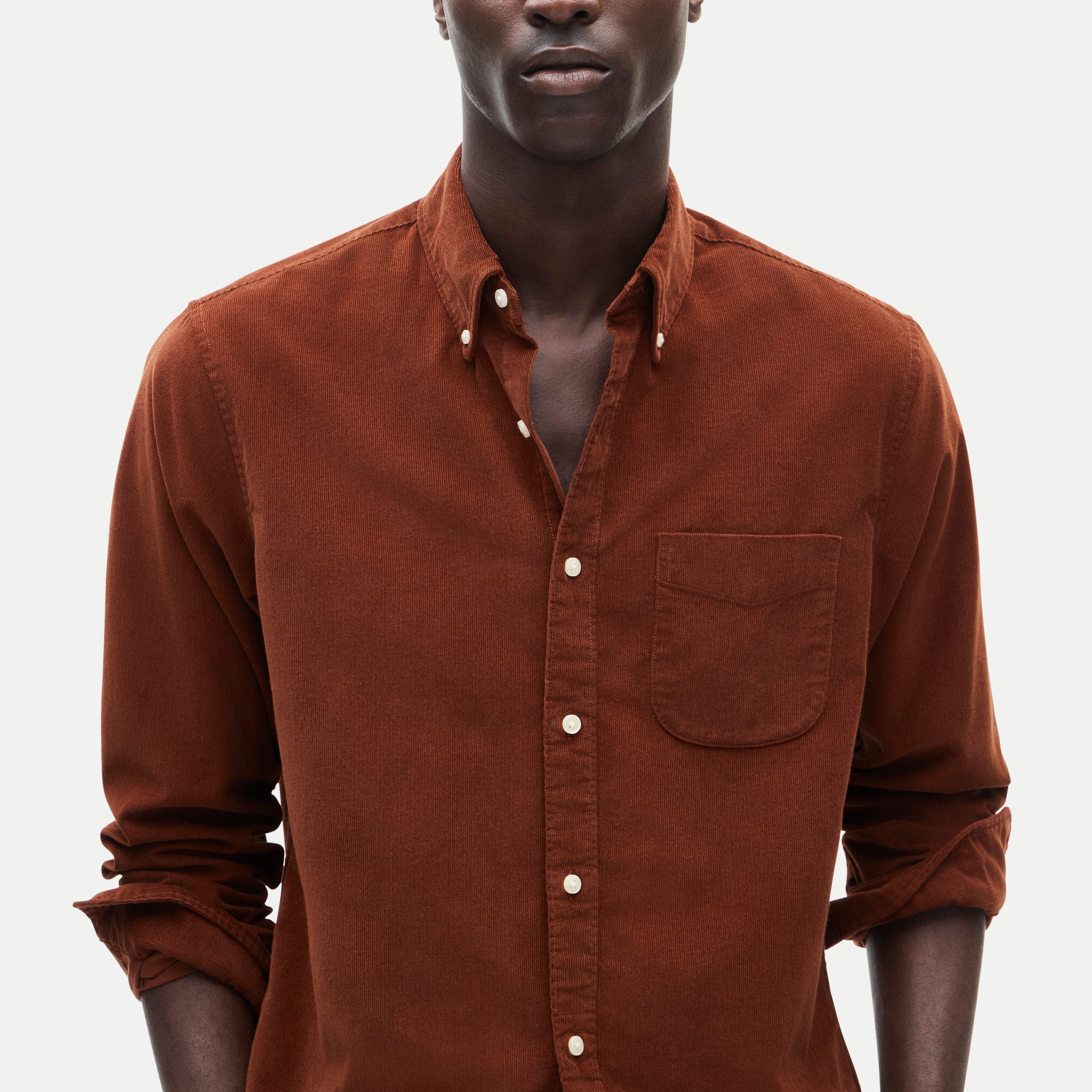 Fine-wale corduroy shirt - thumbnail 4