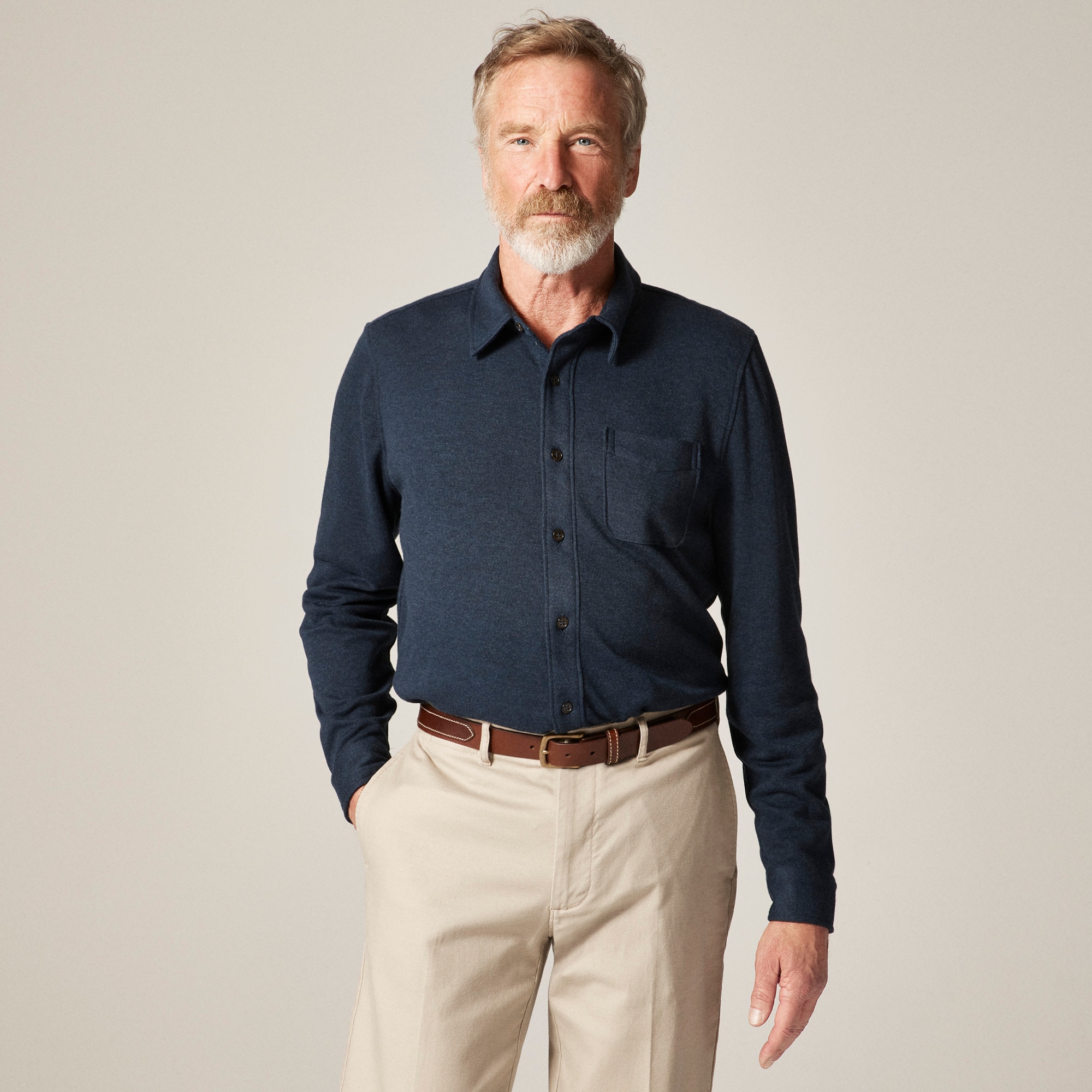  Lightweight Seaboard soft-knit shirt