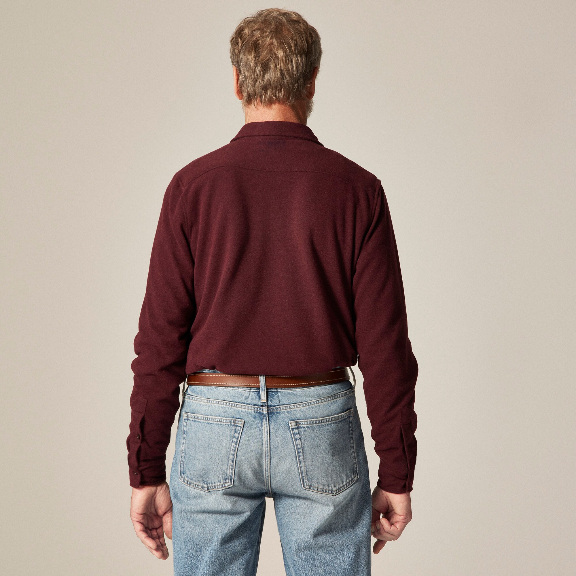 Lightweight Seaboard soft-knit shirt