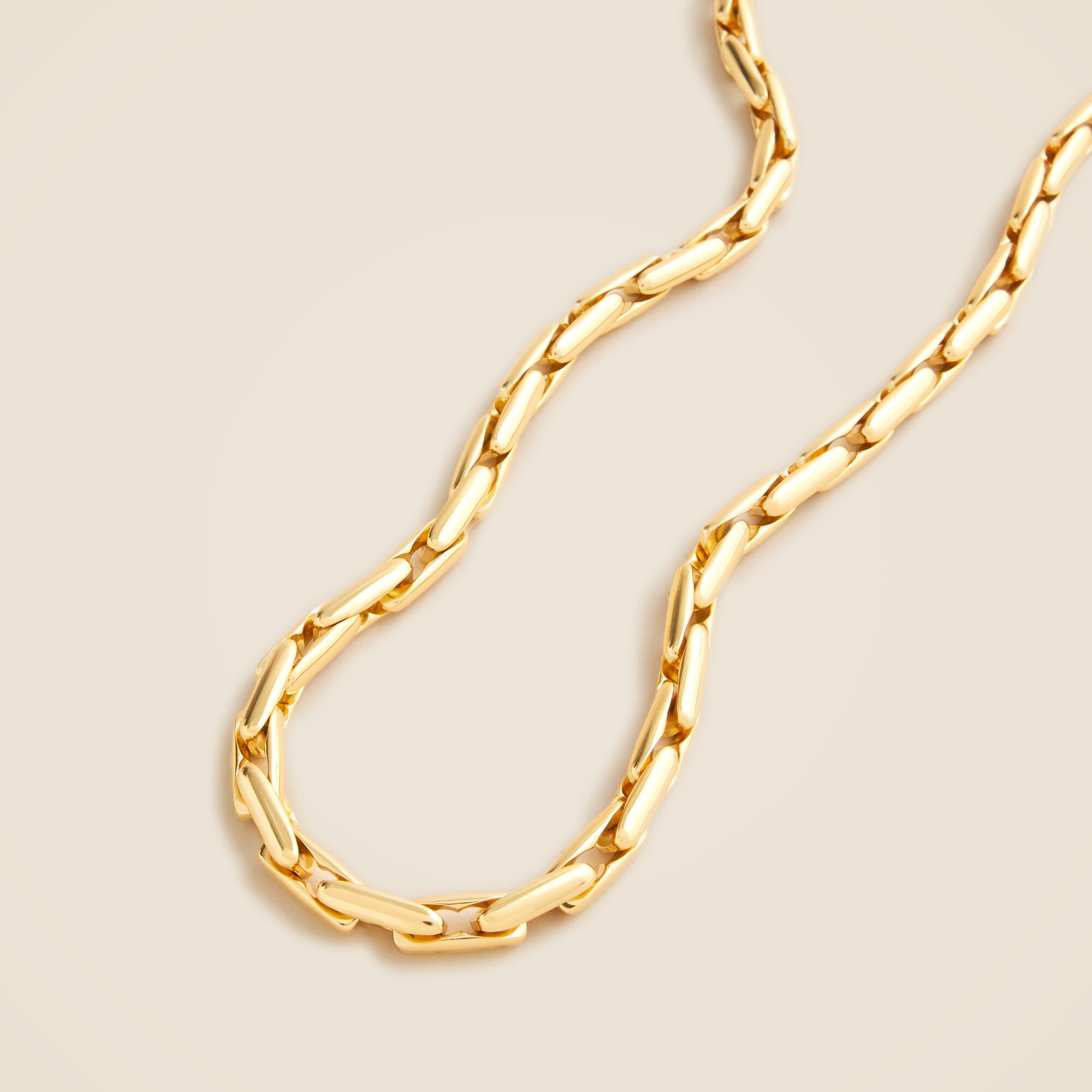 Rounded Link Chain Necklace For Women | J.Crew