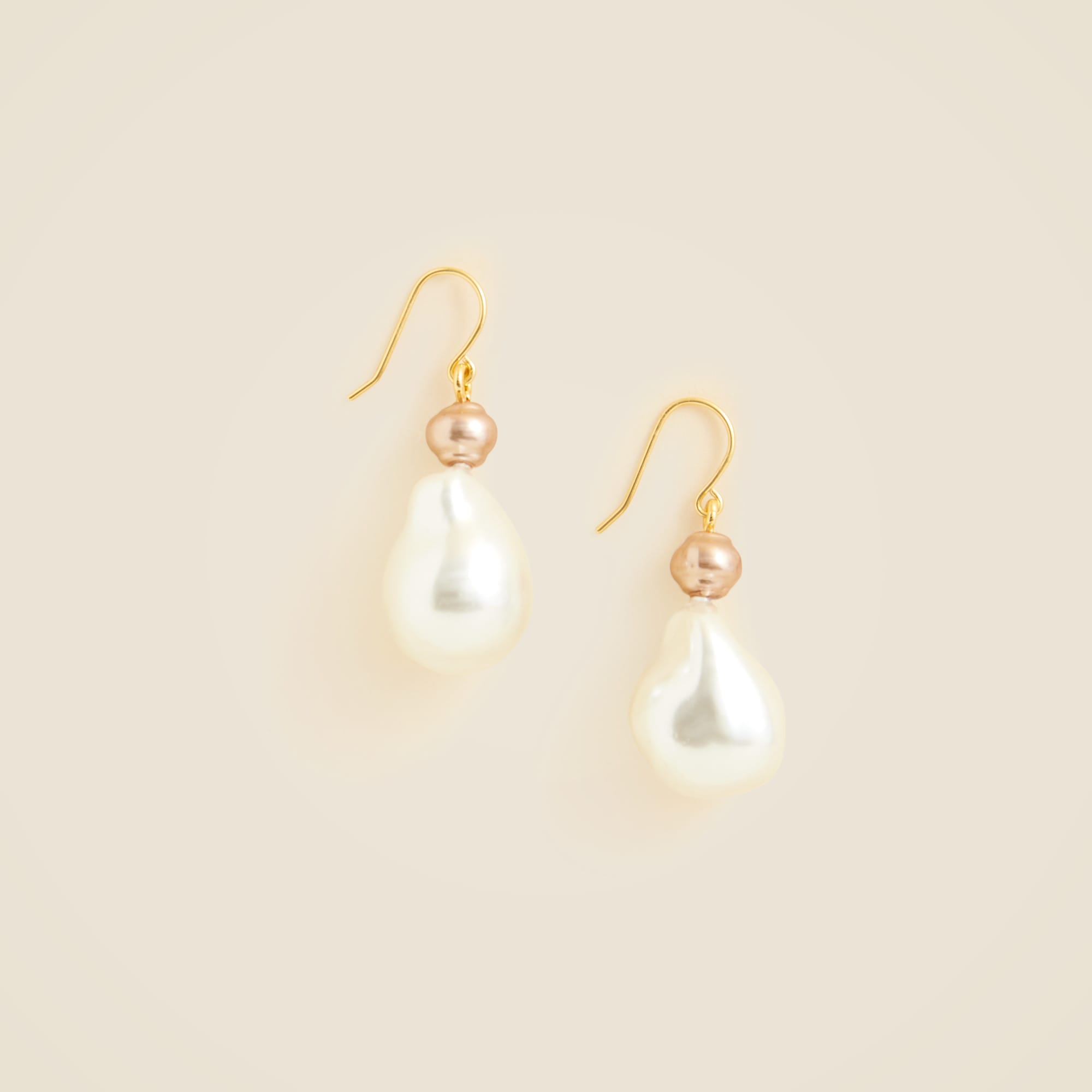 womens Freshwater pearl drop earrings