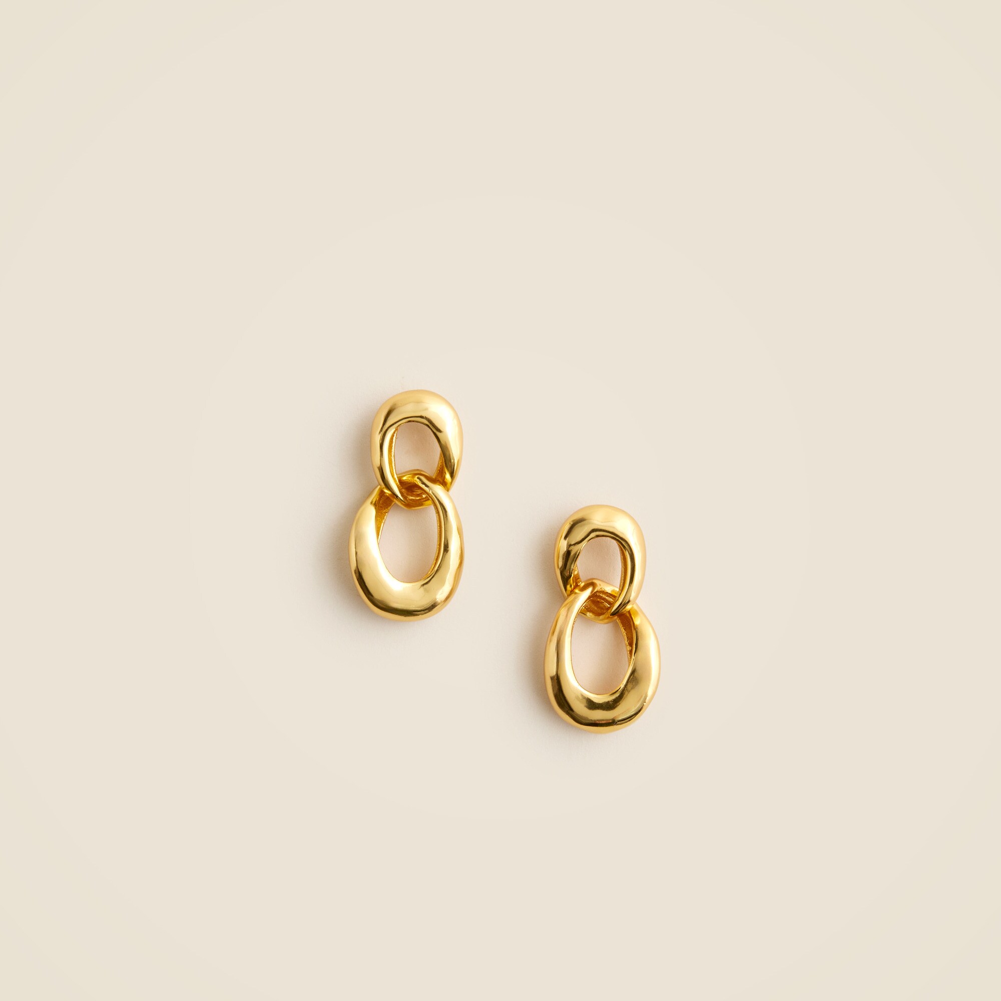 Chainlink drop earrings