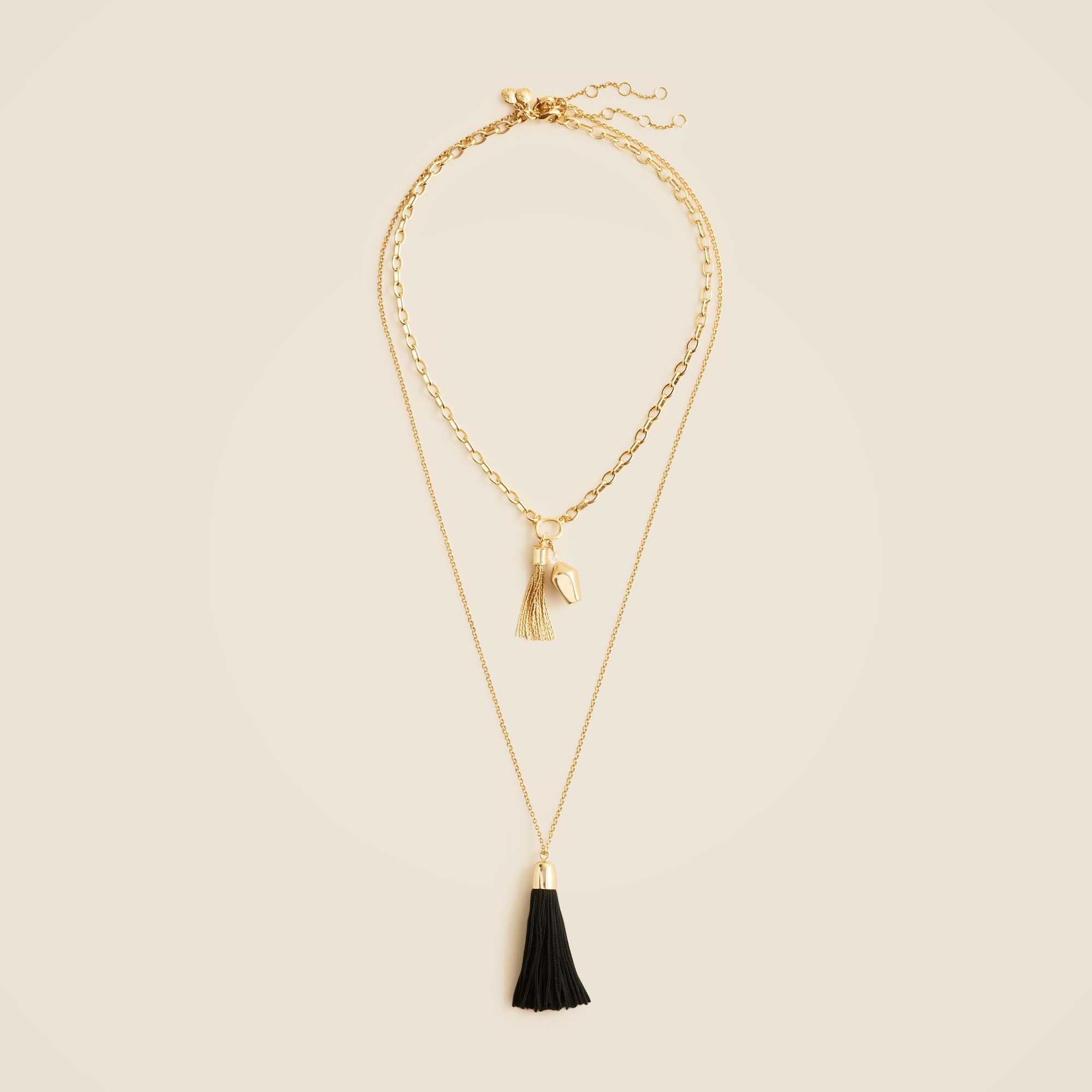 Tassel necklaces set-of-two