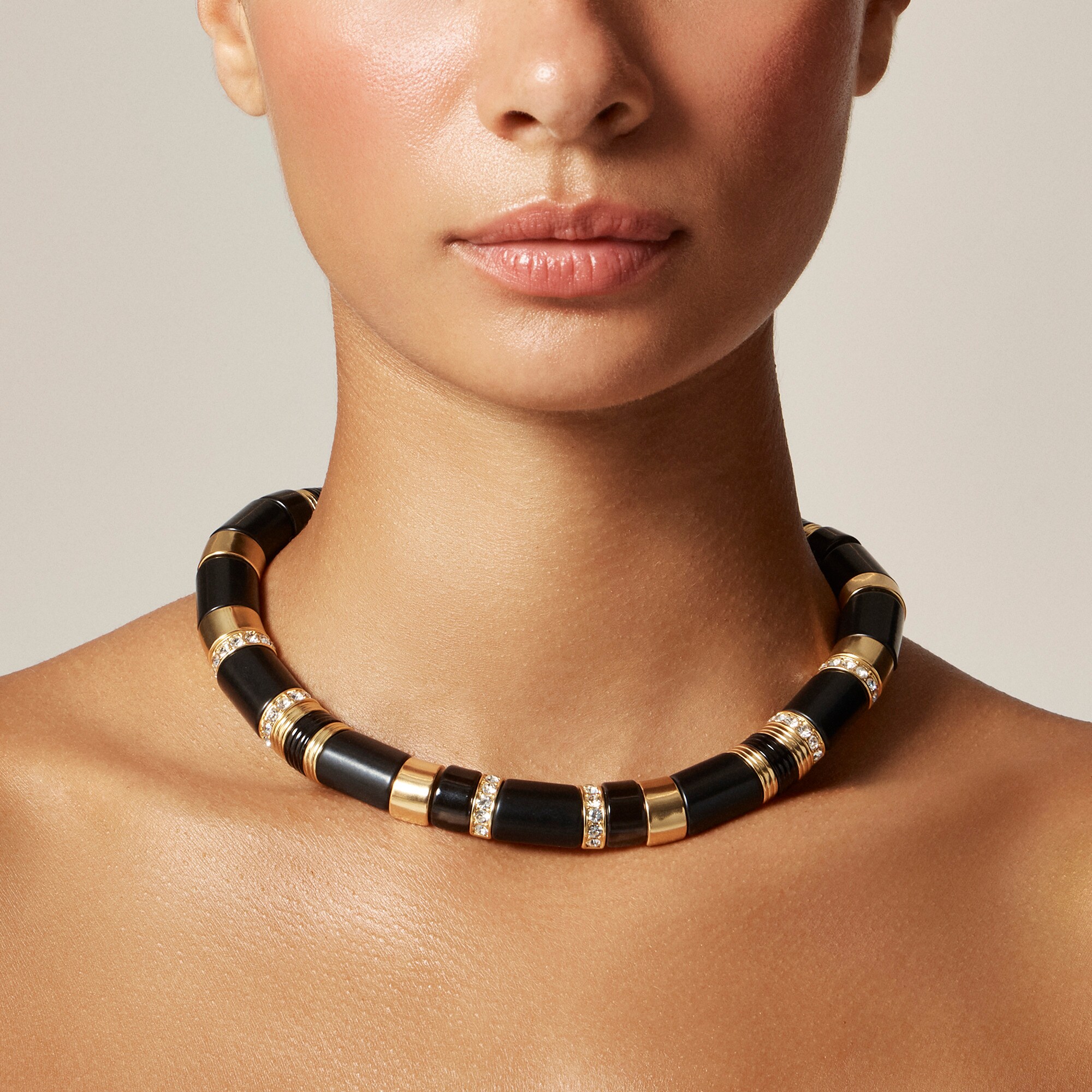  Handcut stone necklace