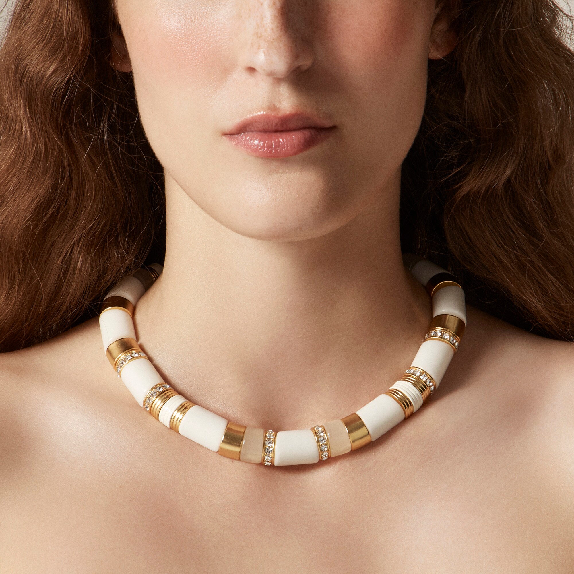  Handcut stone necklace