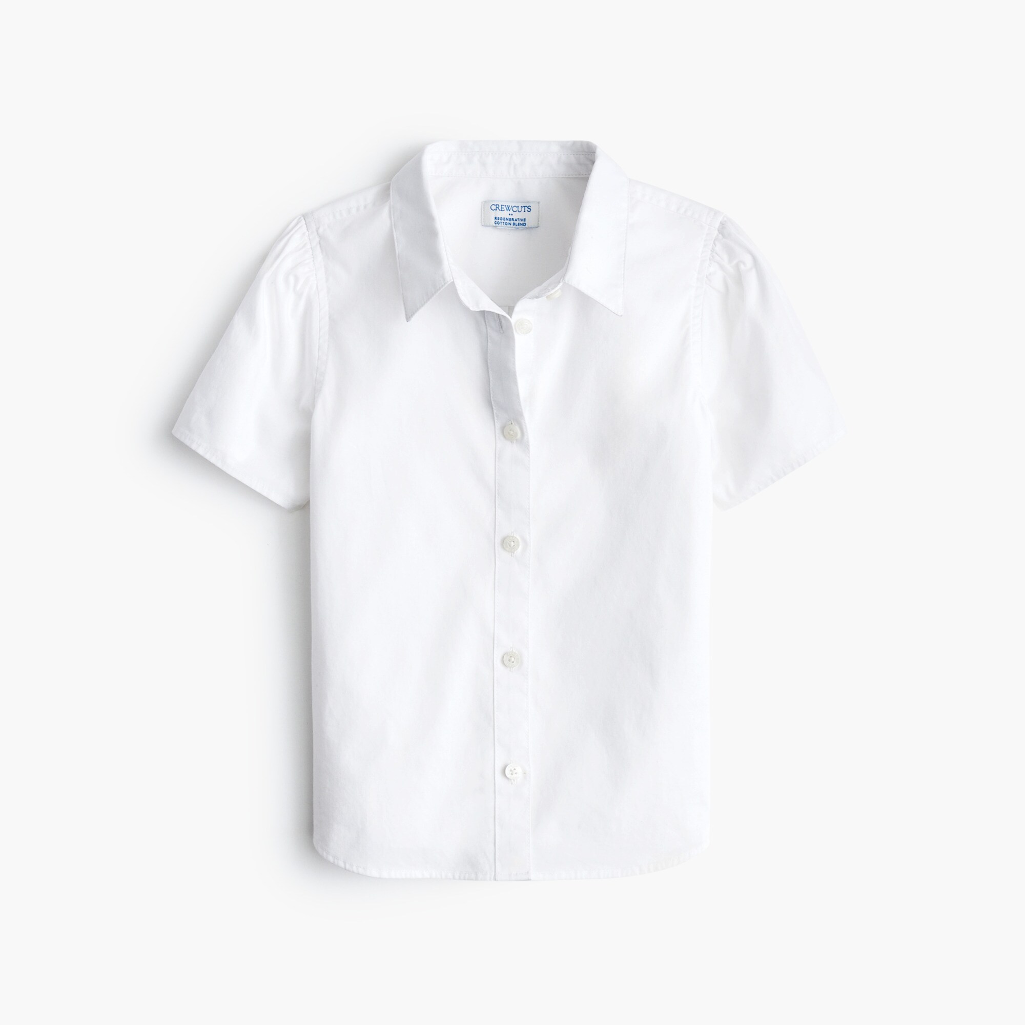 girls' classic button-up shirt for girls