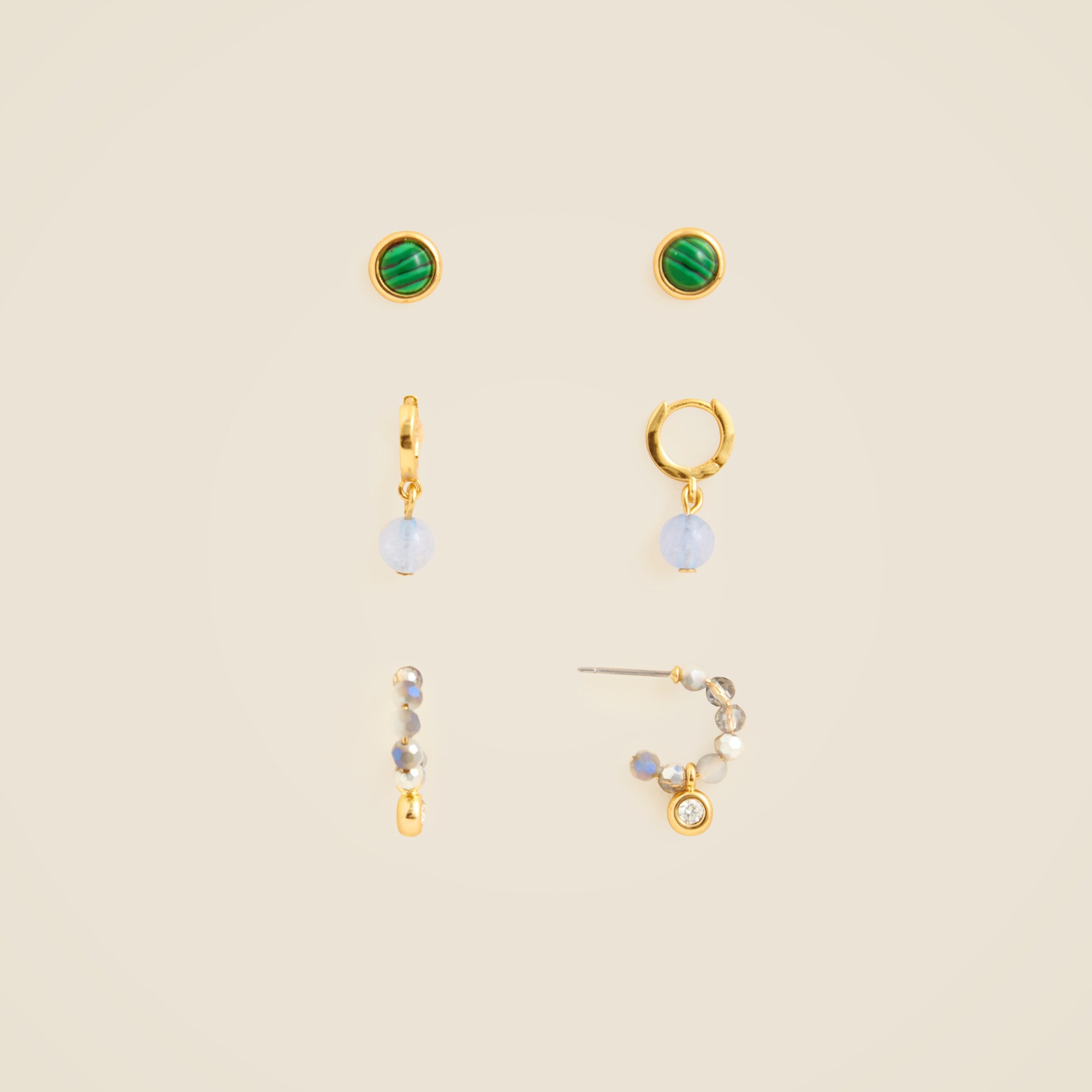 小物 JEWEL Alison Lou X J.Crew Crystal-studded Hoop Earrings For Women | J.Crew