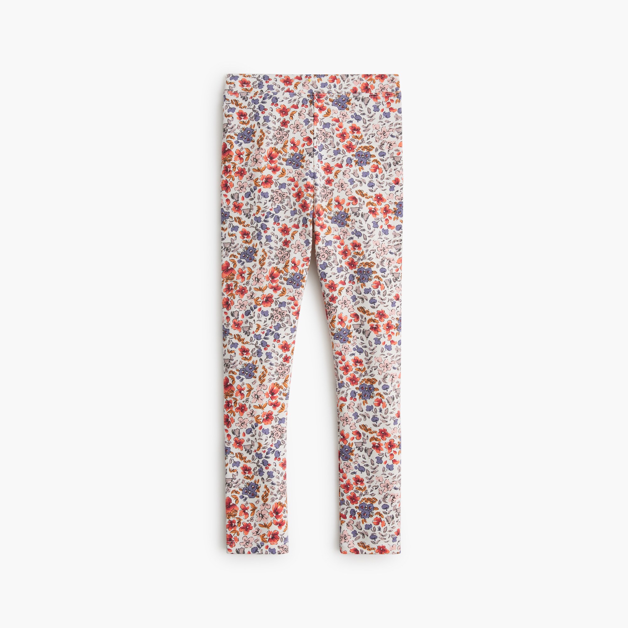 Girls' floral leggings