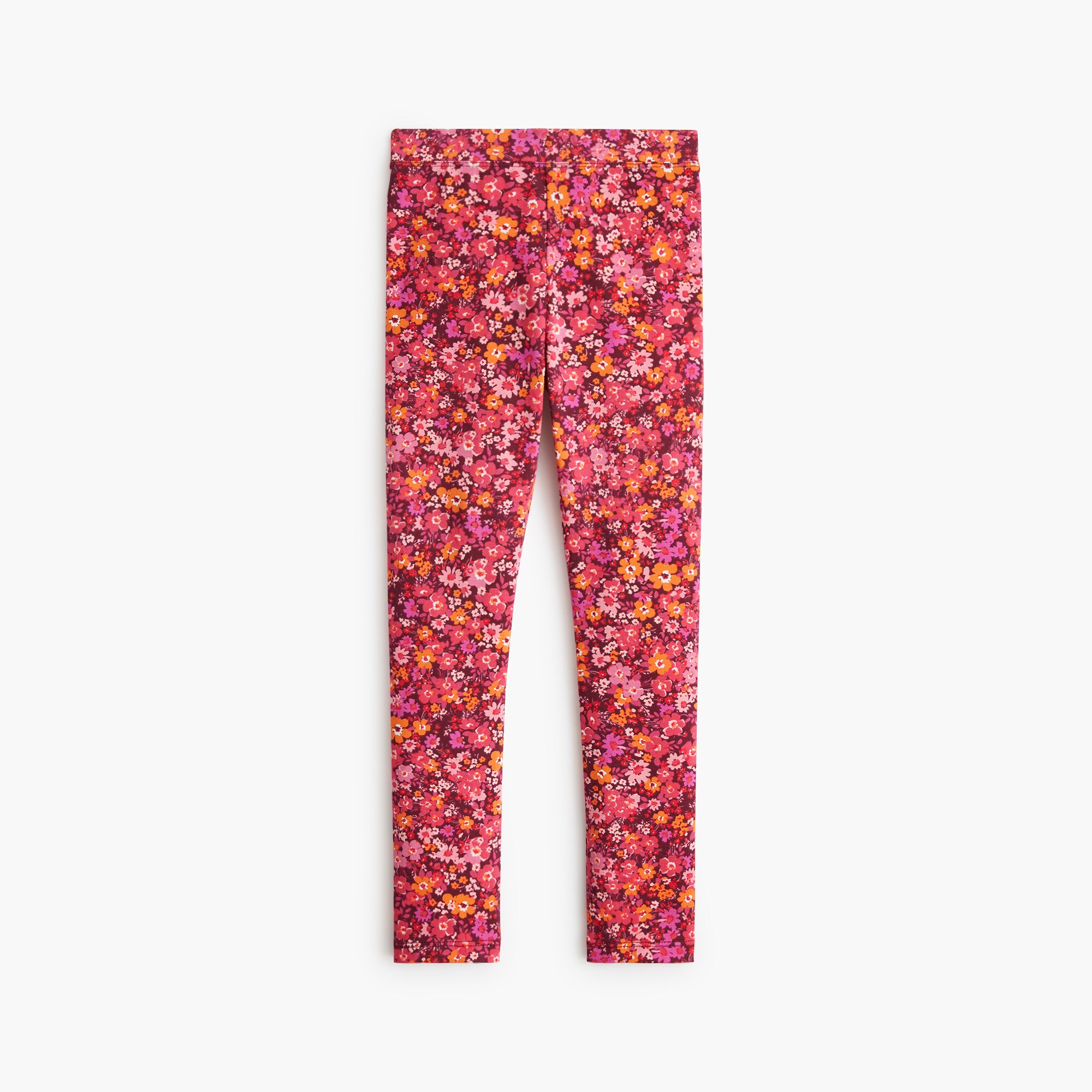 Girls' floral leggings