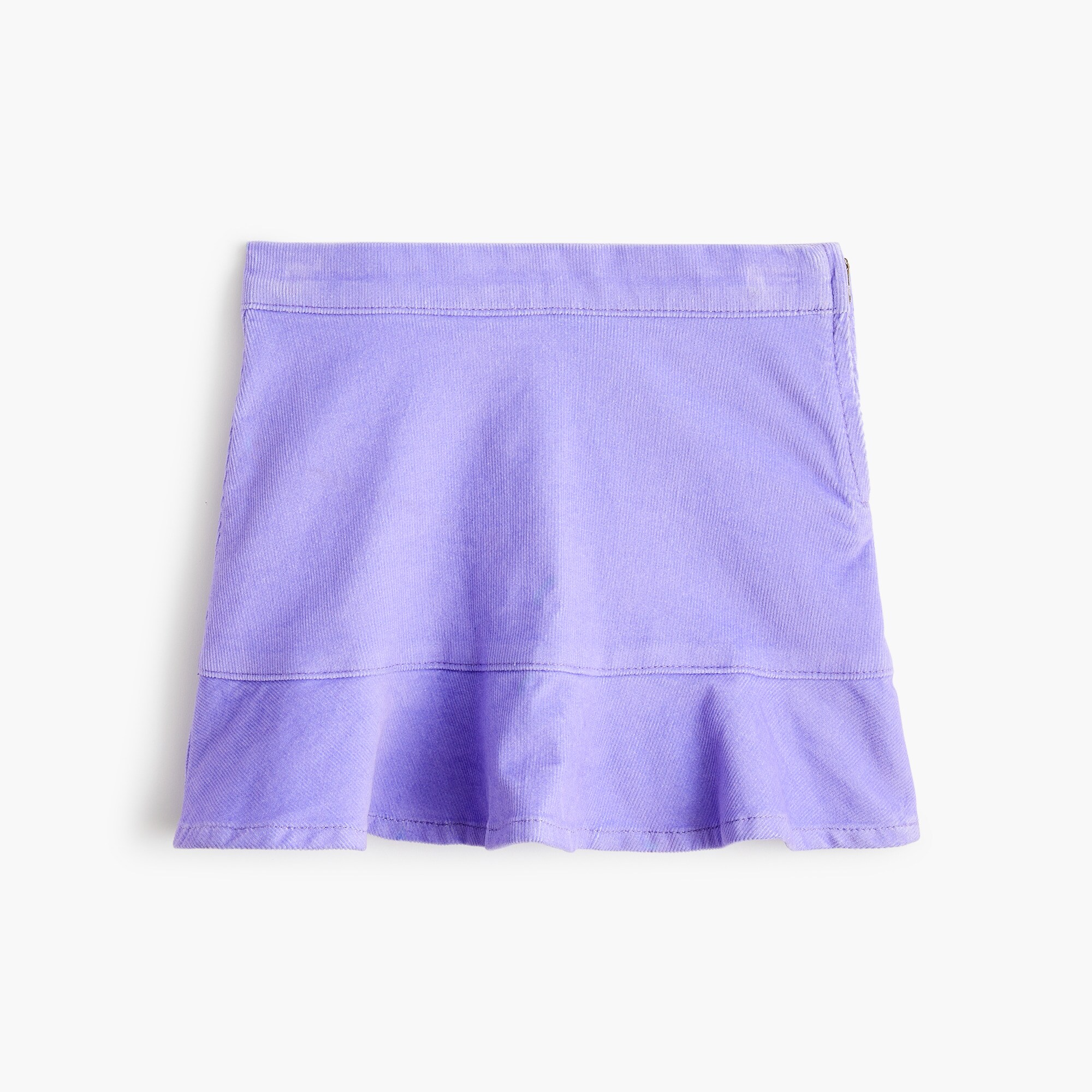girls Girls' corduroy ruffle-hem skirt