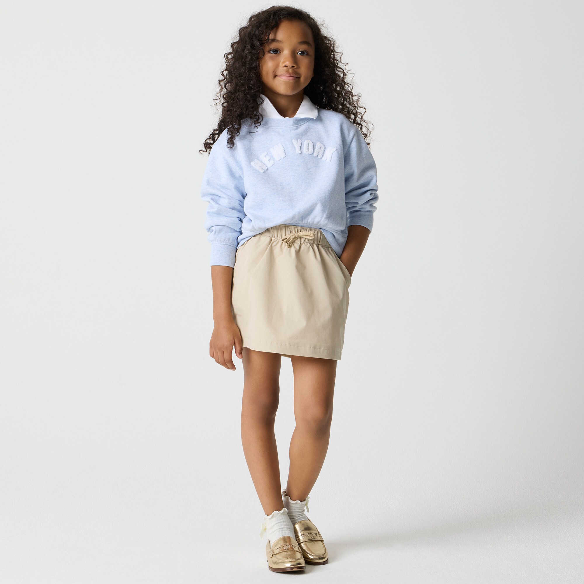 Girls' uniform tech skort