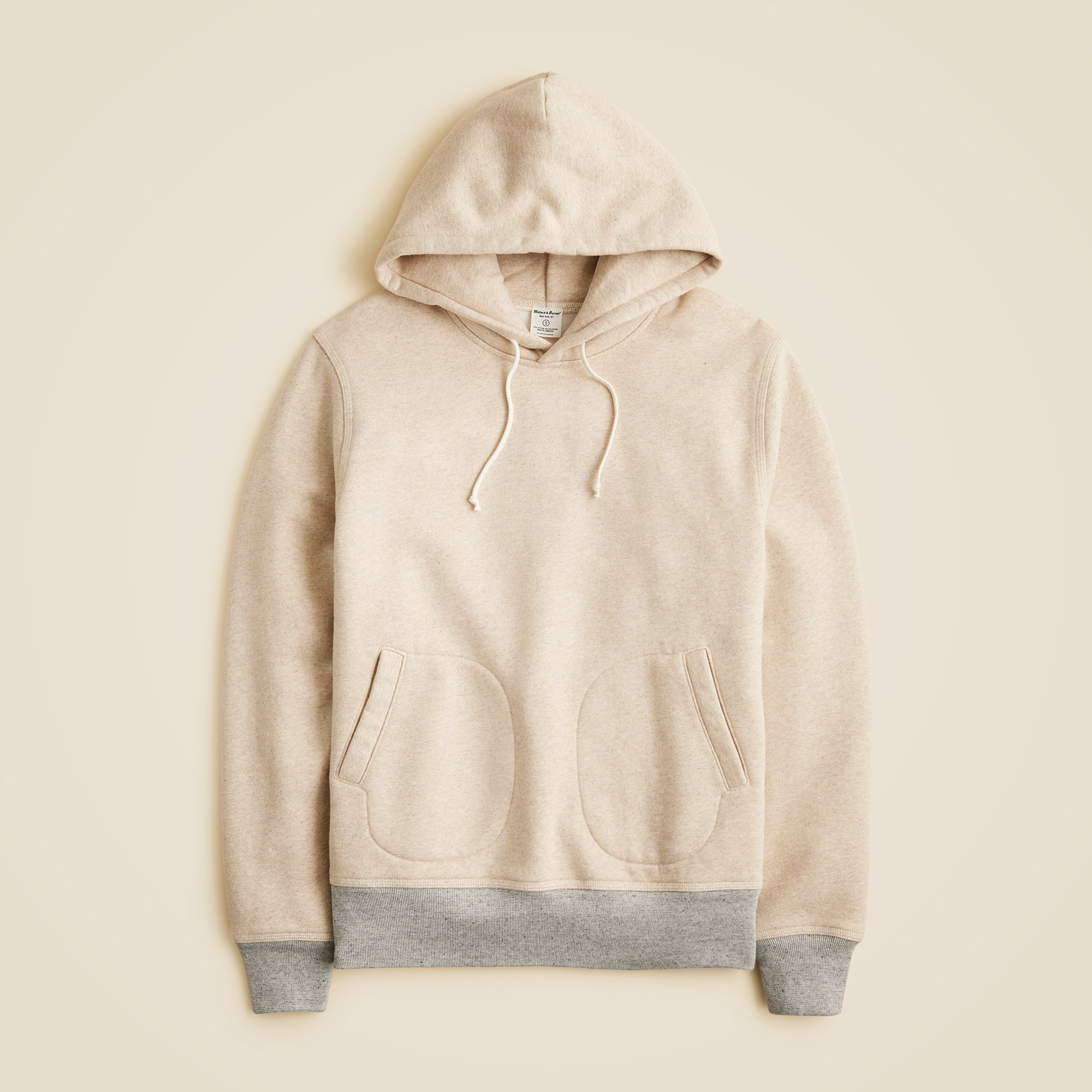 Wallace & Barnes heritage fleece pullover hoodie