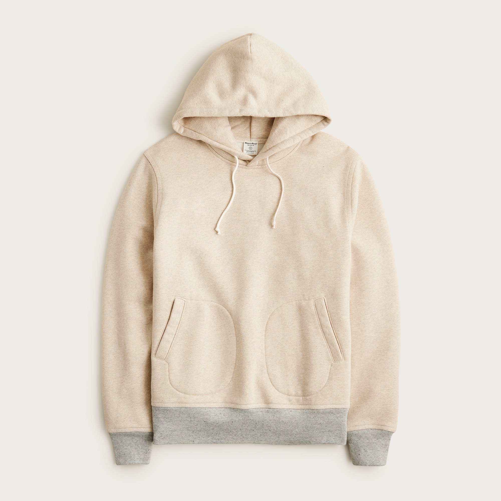 Wallace & Barnes heritage fleece pullover hoodie