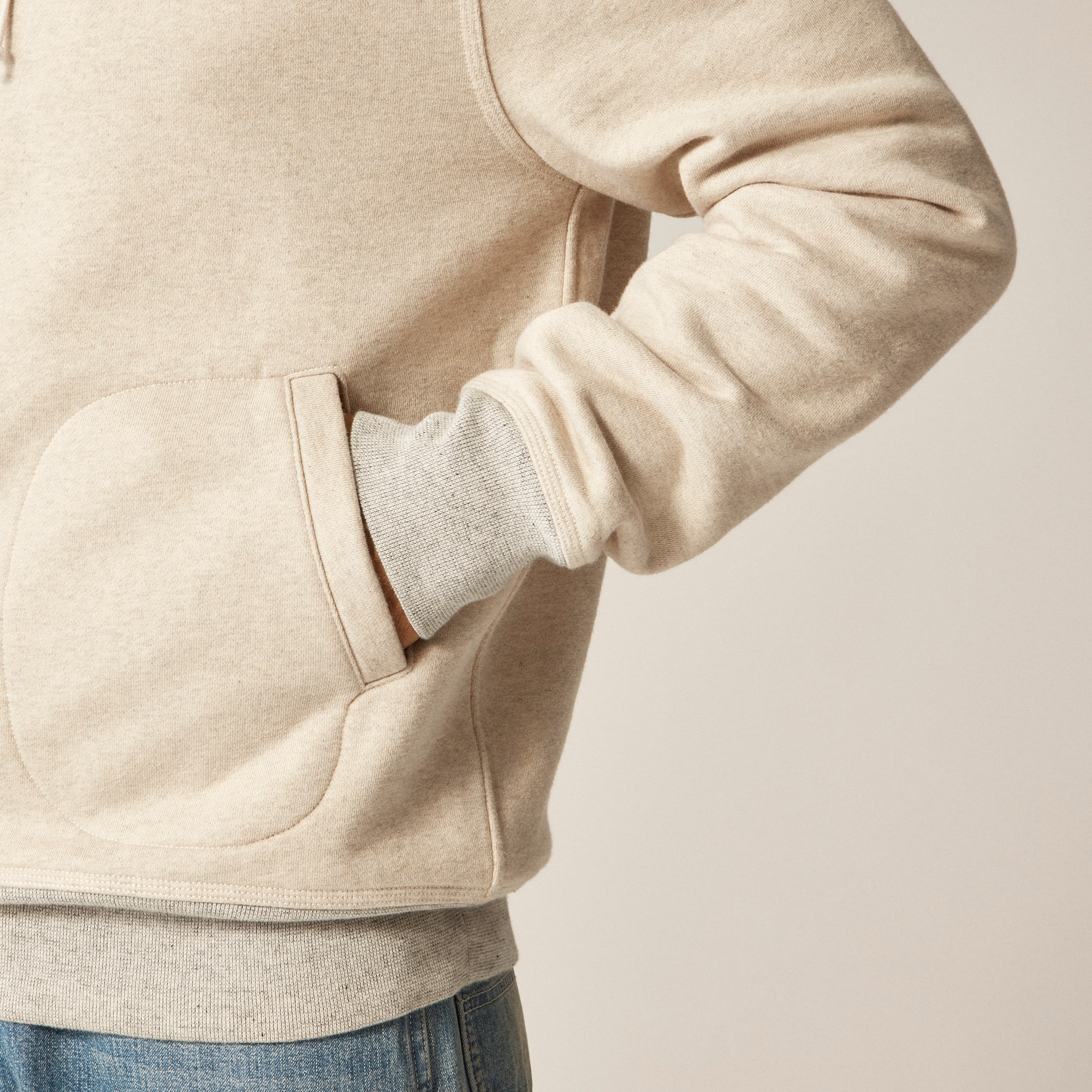 Wallace & Barnes heritage fleece pullover hoodie