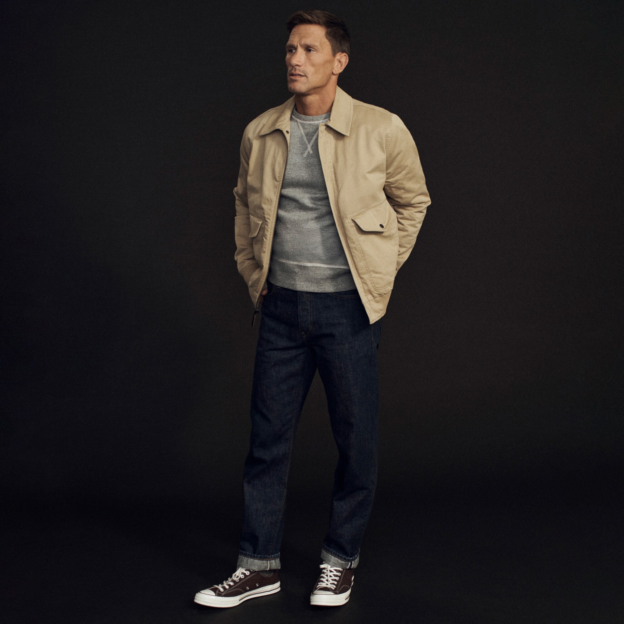 Wallace & Barnes heritage fleece sweatshirt