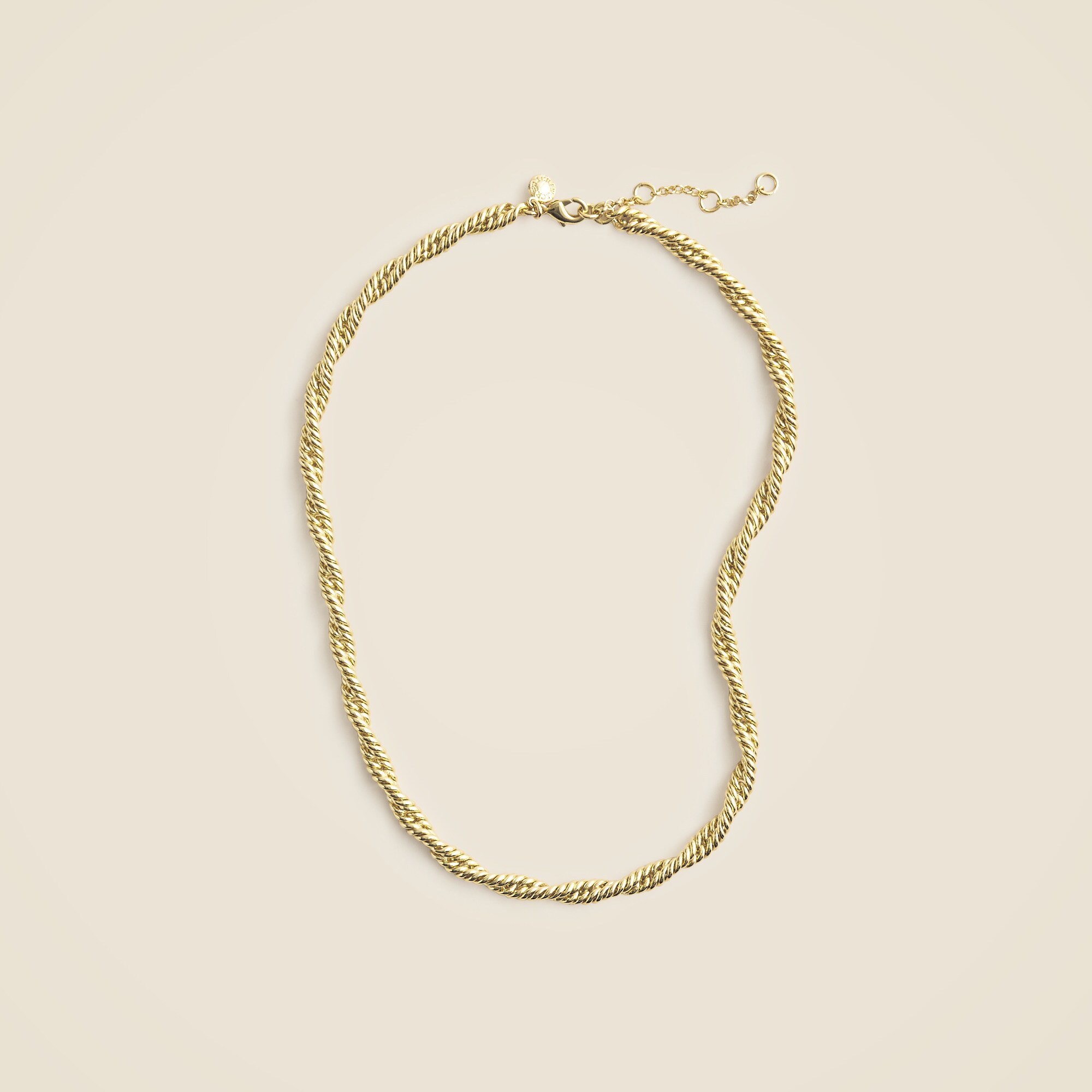 ★送料・関税込★TATIANA★French Twist Chain Necklace★ Gold Rope Twist Chain Necklace, Gold Chain Necklace, Rope