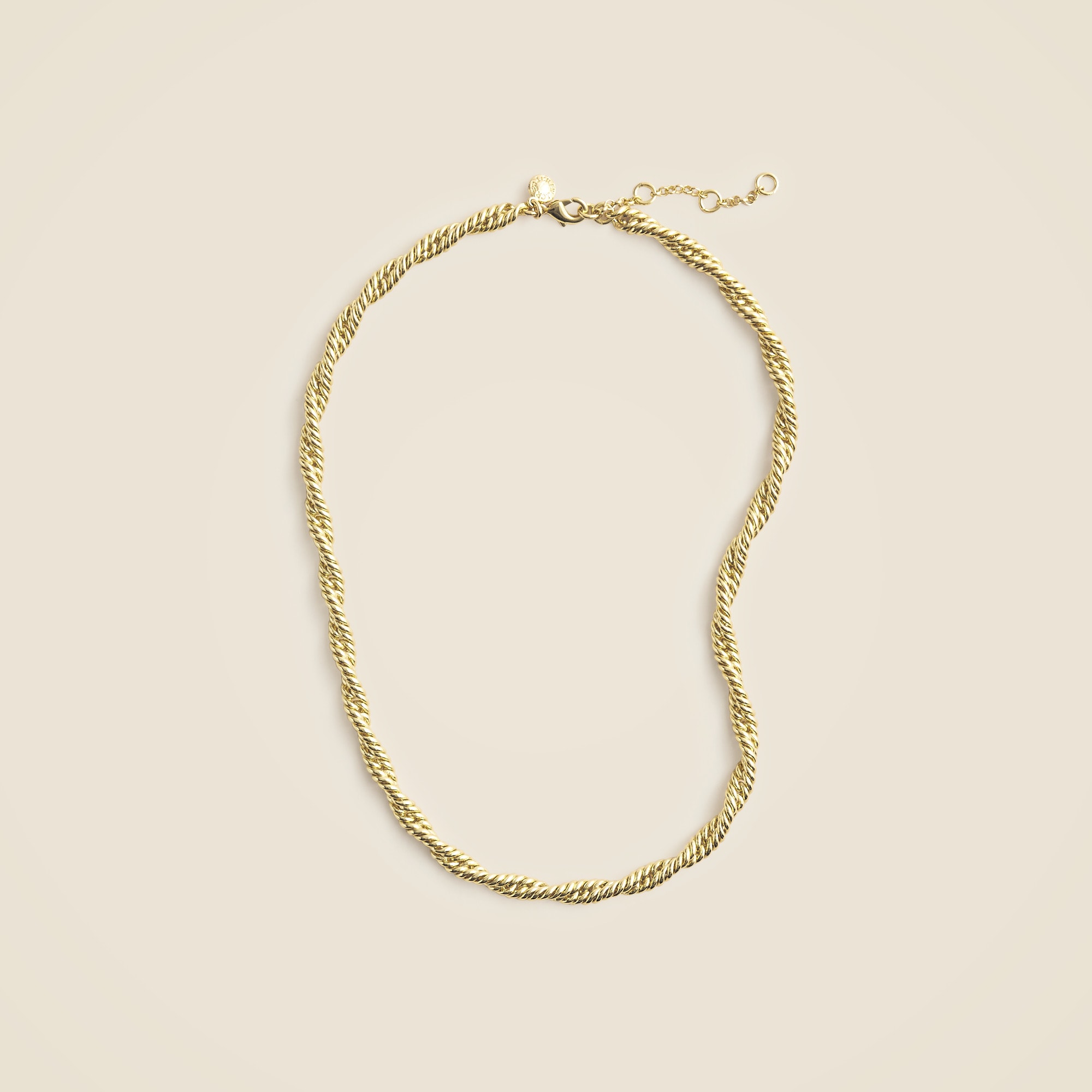 womens Long twist-chain necklace