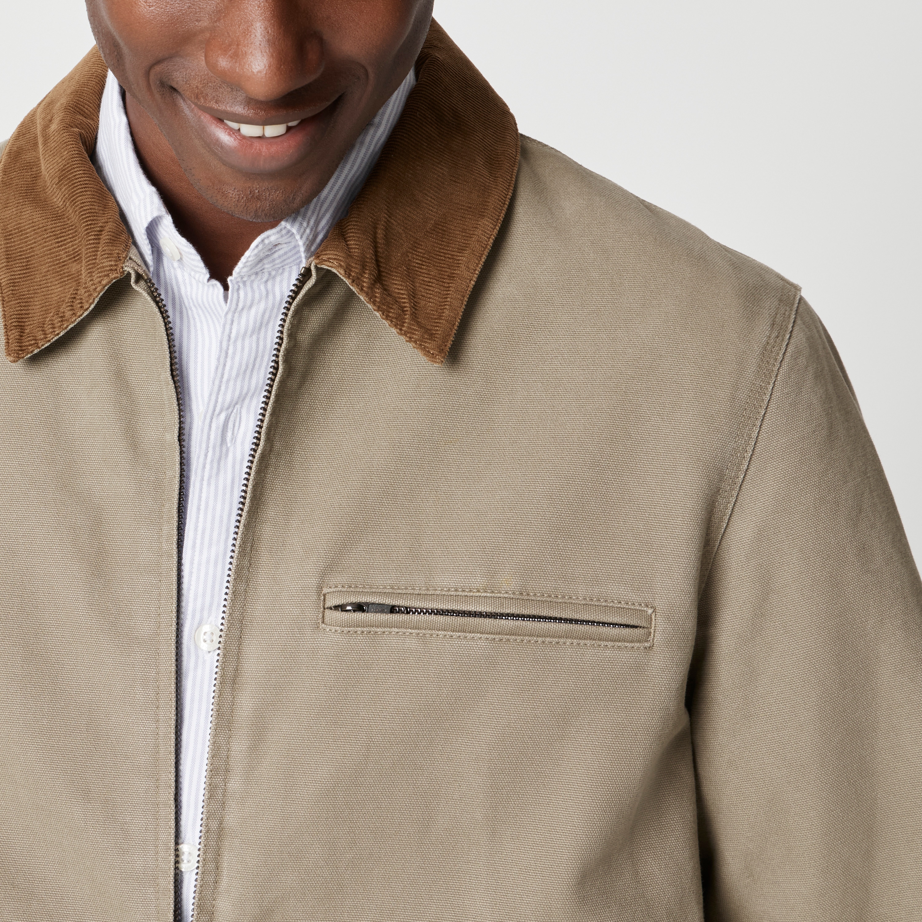 Canvas work jacket
