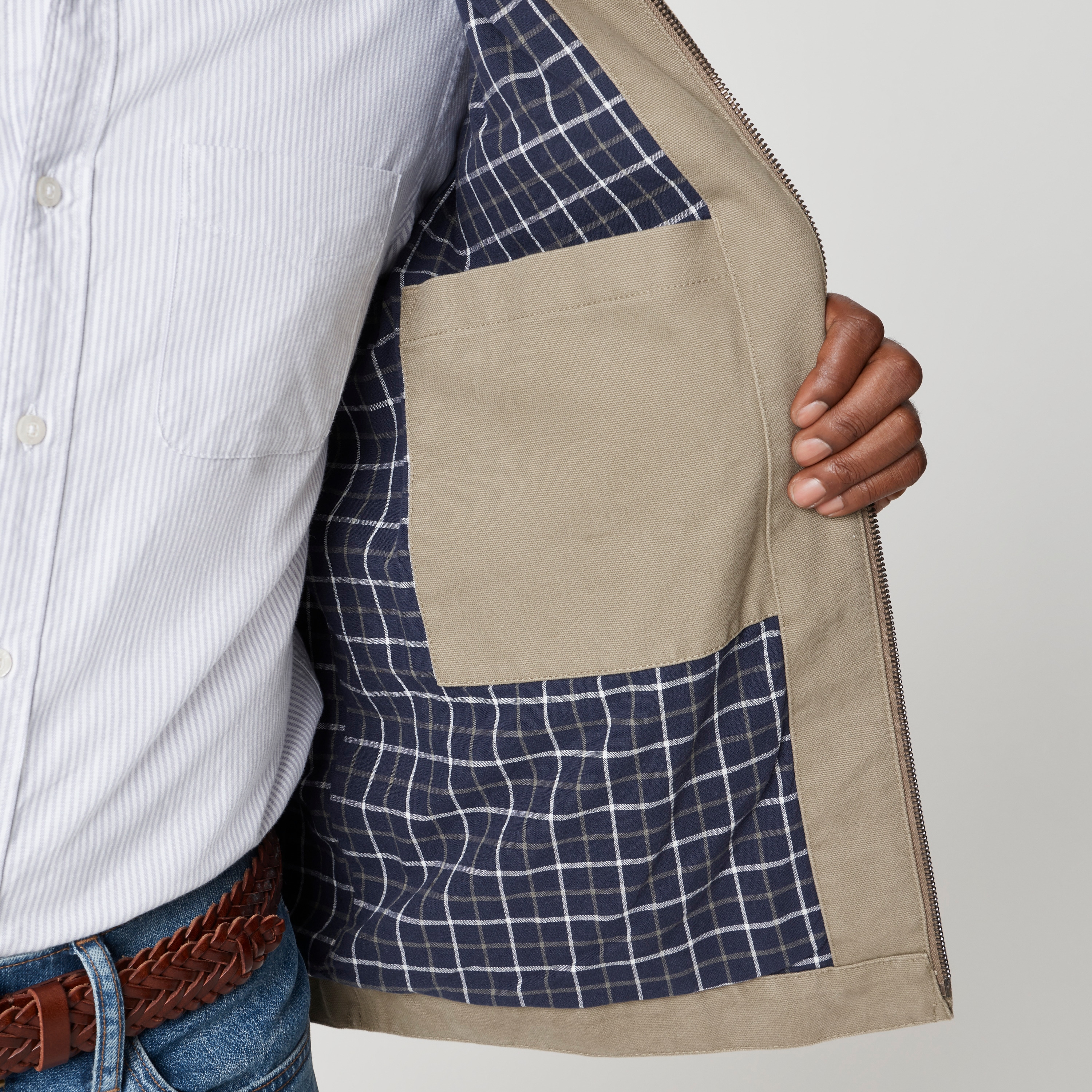 Canvas work jacket